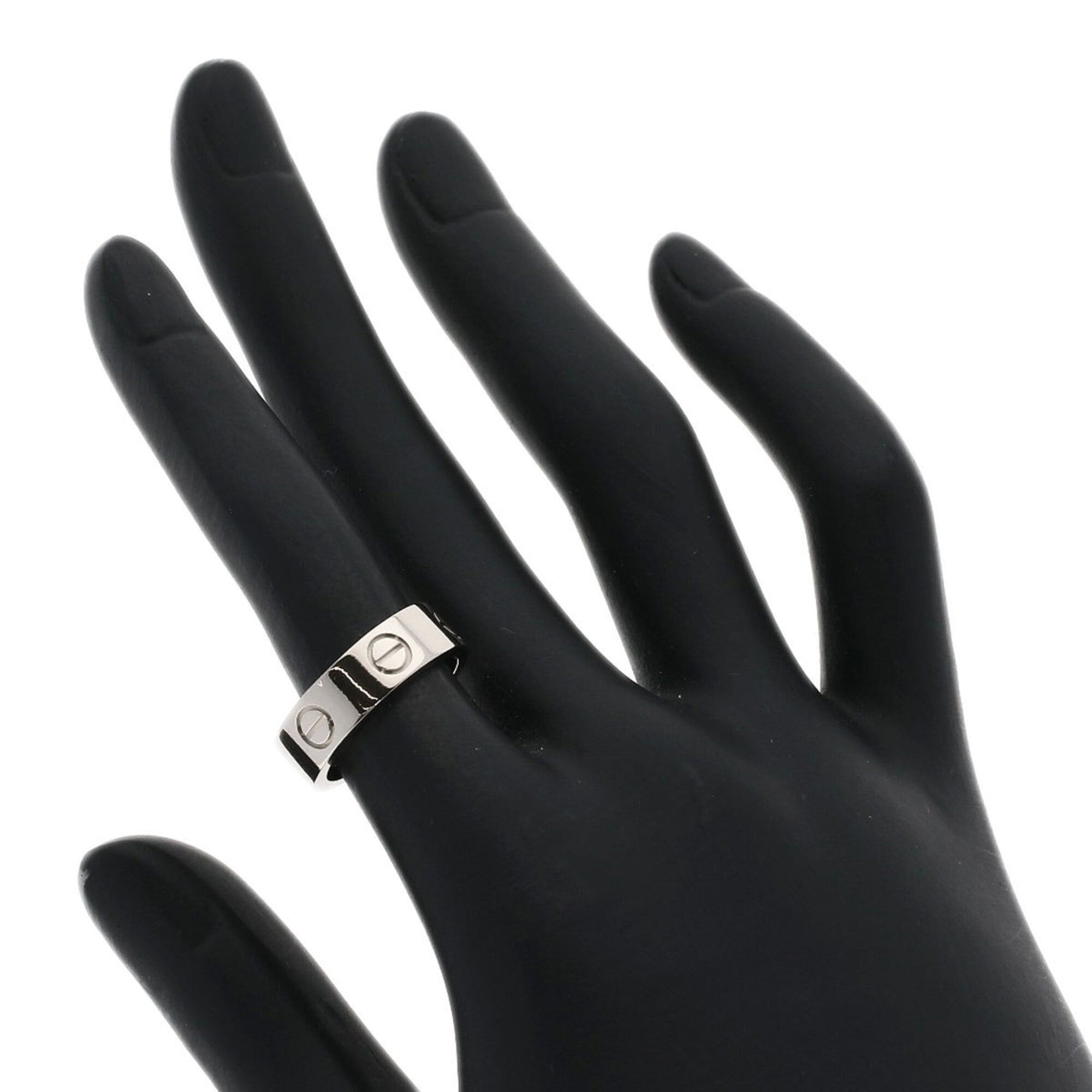 Cartier Cartier Love Ring #49, 18K White Gold, Women's Ring, CARTIER Size ONE SIZE - 5 Thumbnail
