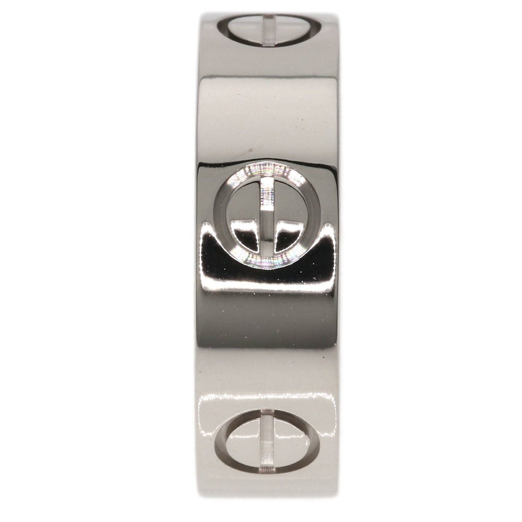 Cartier Cartier Love Ring #49, 18K White Gold, Women's Ring, CARTIER Size ONE SIZE - 3 Thumbnail