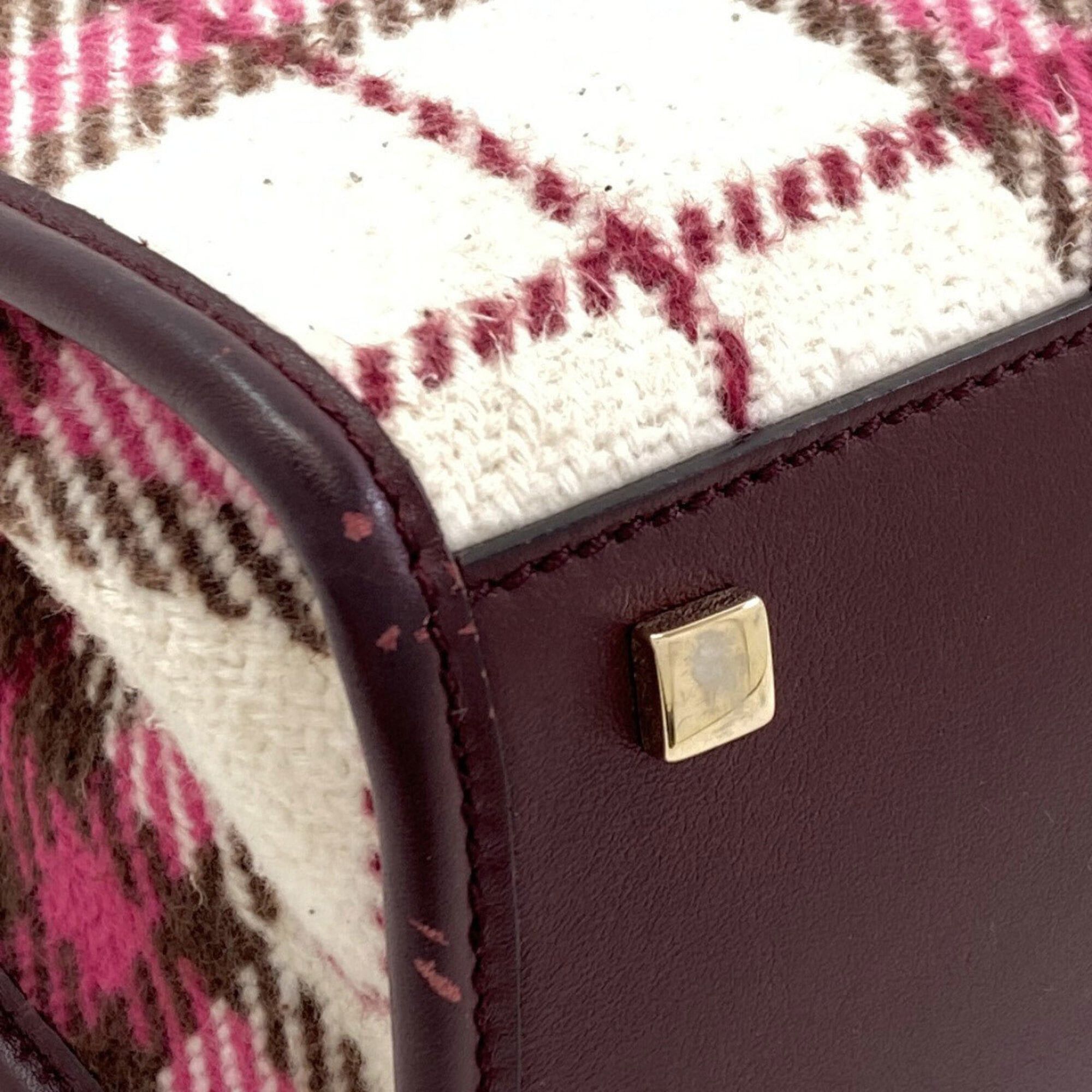 Jimmy Choo Jimmy Choo Varenne 2-Way Handbag, Wool/Leather, Women's Size ONE SIZE - 24 Thumbnail