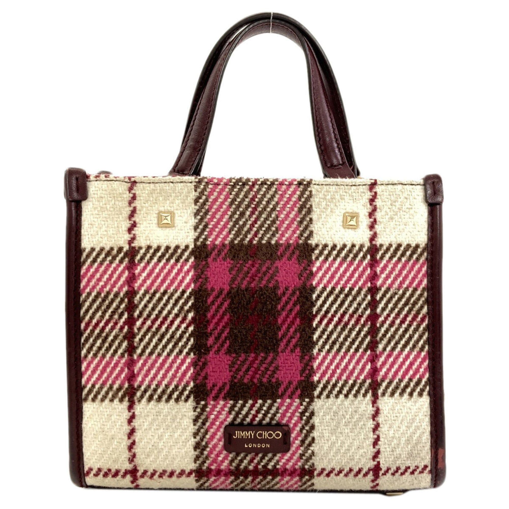 Jimmy Choo Jimmy Choo Varenne 2-Way Handbag, Wool/Leather, Women's Size ONE SIZE - 2 Thumbnail