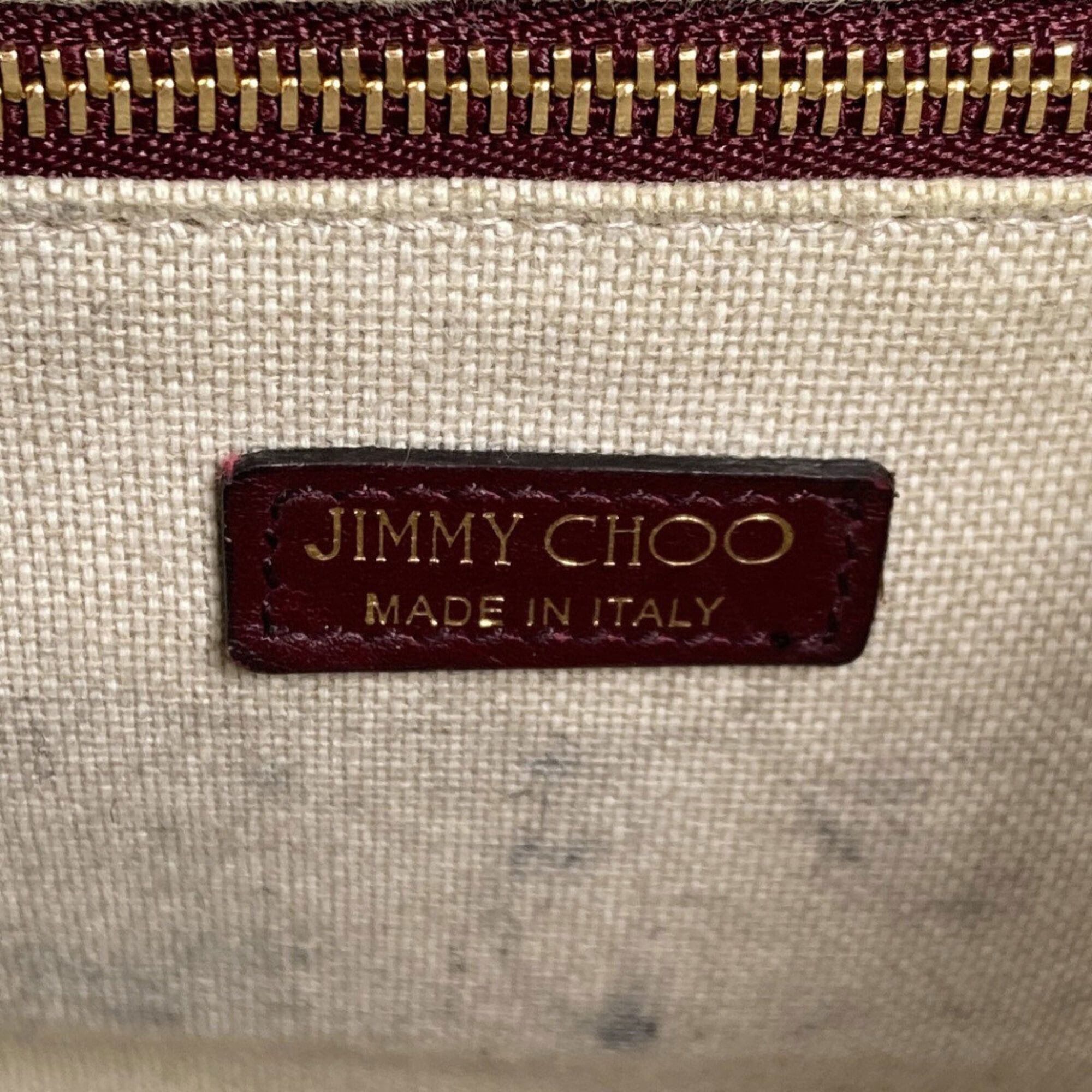 Jimmy Choo Jimmy Choo Varenne 2-Way Handbag, Wool/Leather, Women's Size ONE SIZE - 6 Thumbnail