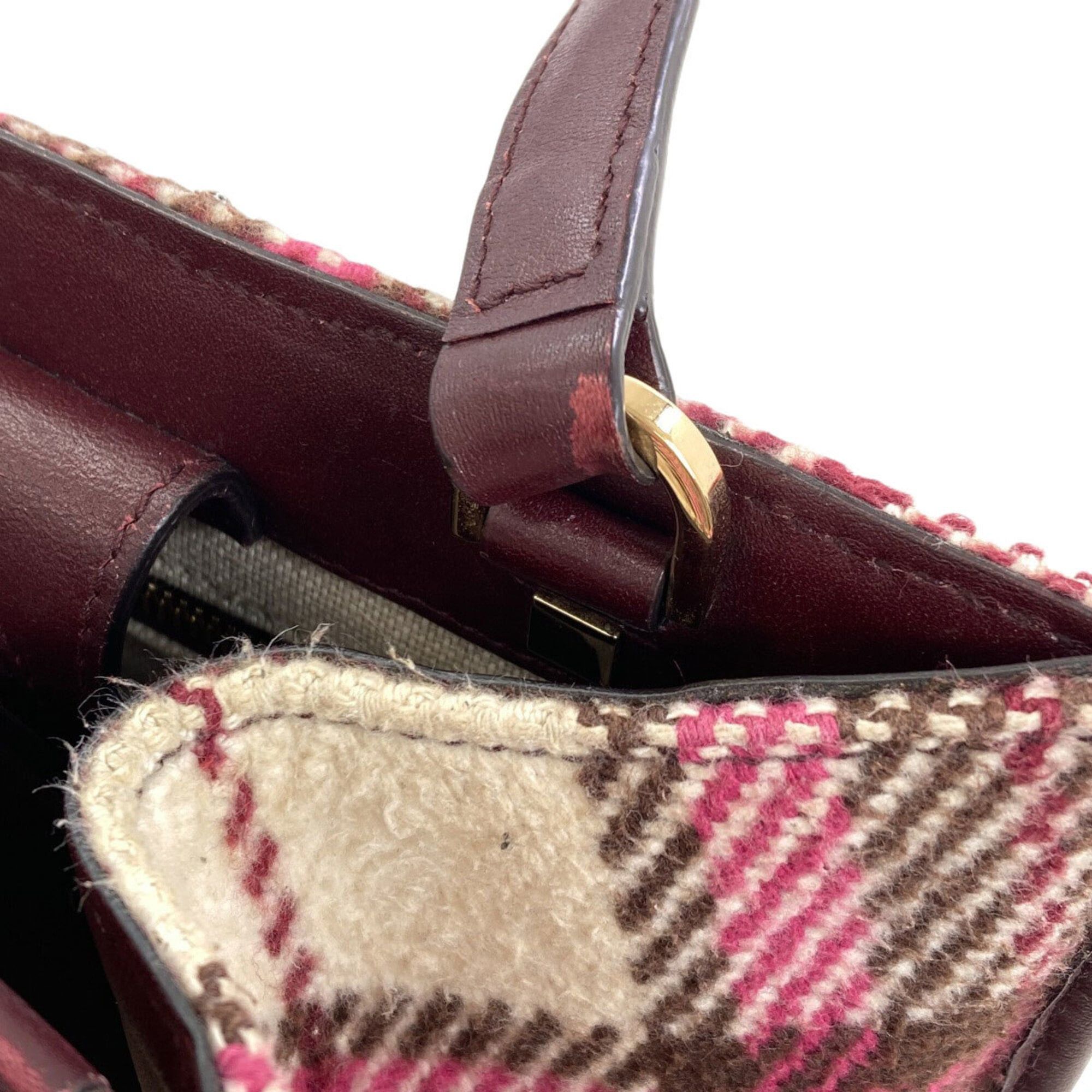 Jimmy Choo Jimmy Choo Varenne 2-Way Handbag, Wool/Leather, Women's Size ONE SIZE - 15 Thumbnail