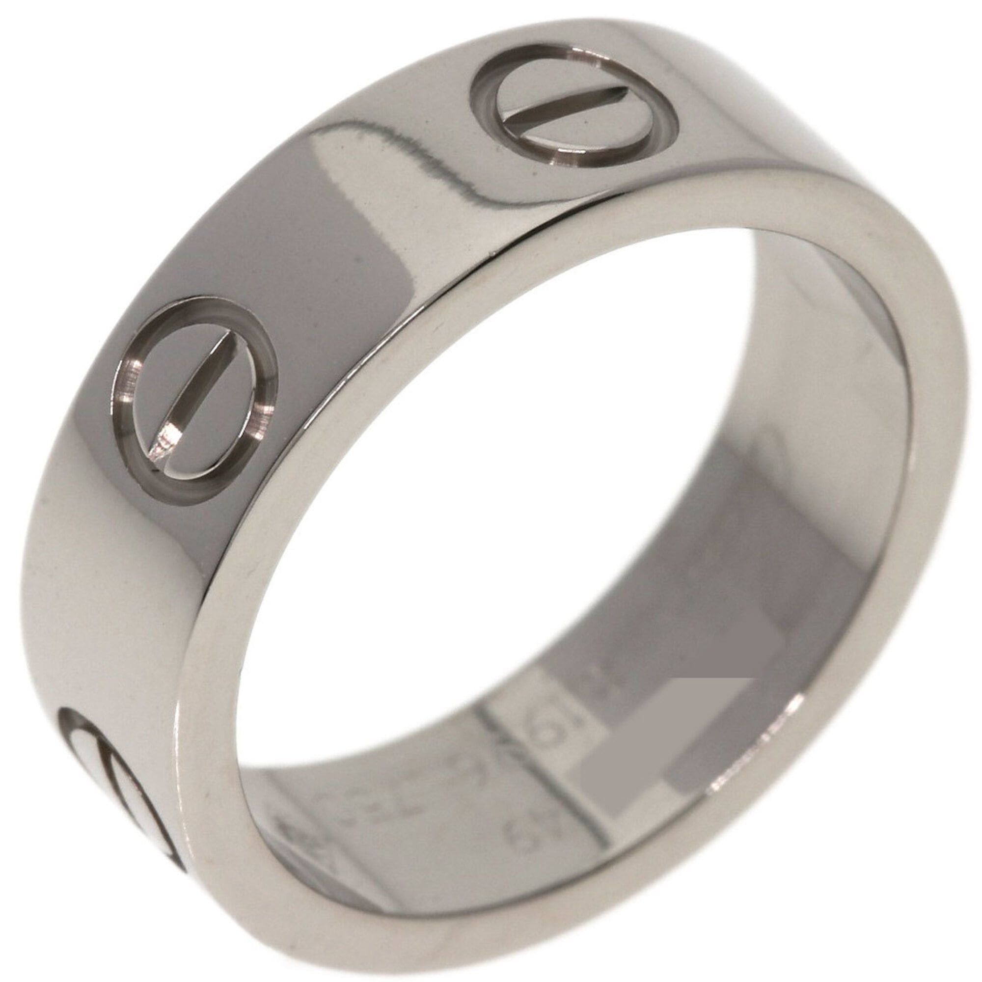 Cartier Cartier Love Ring #49, 18K White Gold, Women's Ring, CARTIER Size ONE SIZE - 2 Thumbnail