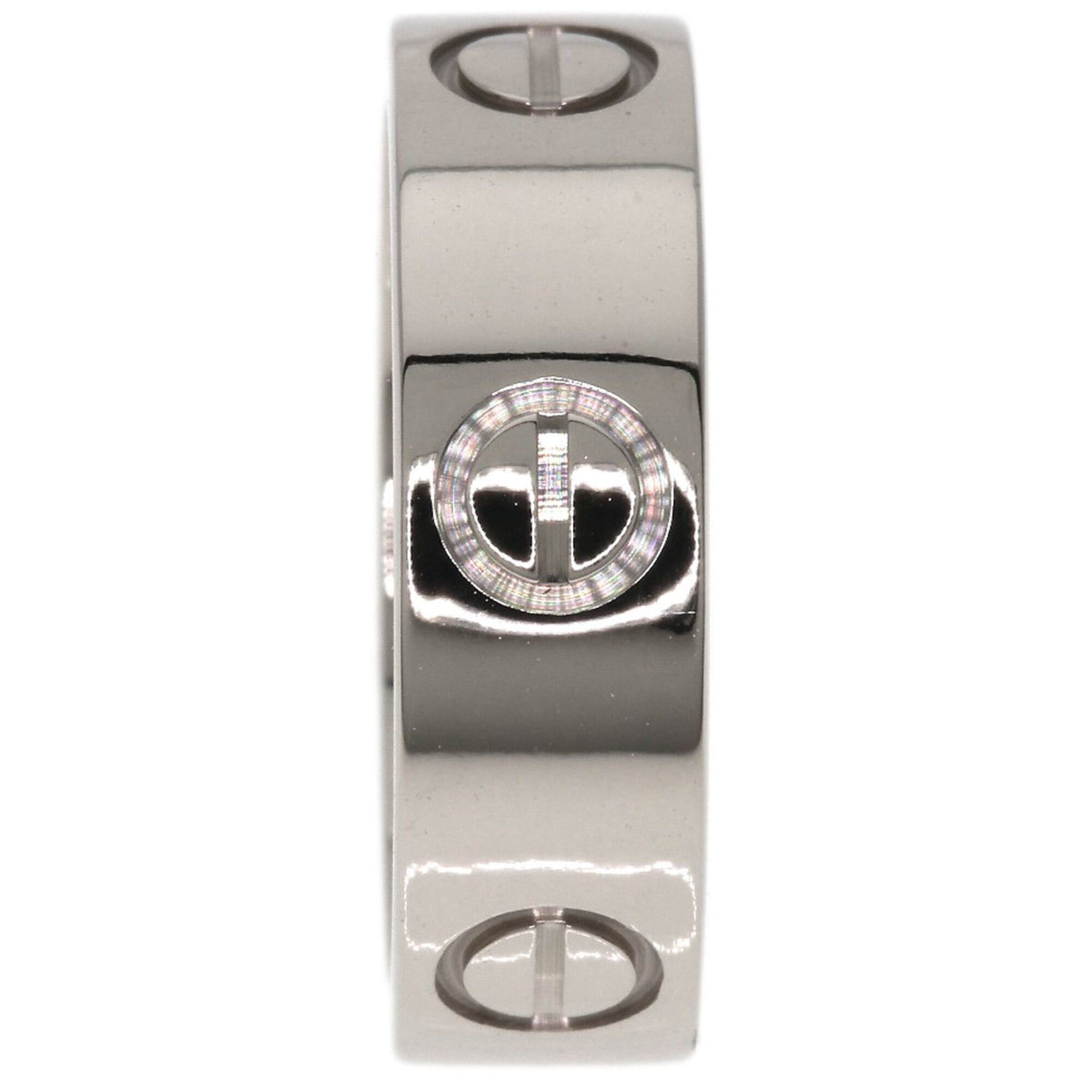 Cartier Cartier Love Ring #49, 18K White Gold, Women's Ring, CARTIER Size ONE SIZE - 3 Thumbnail