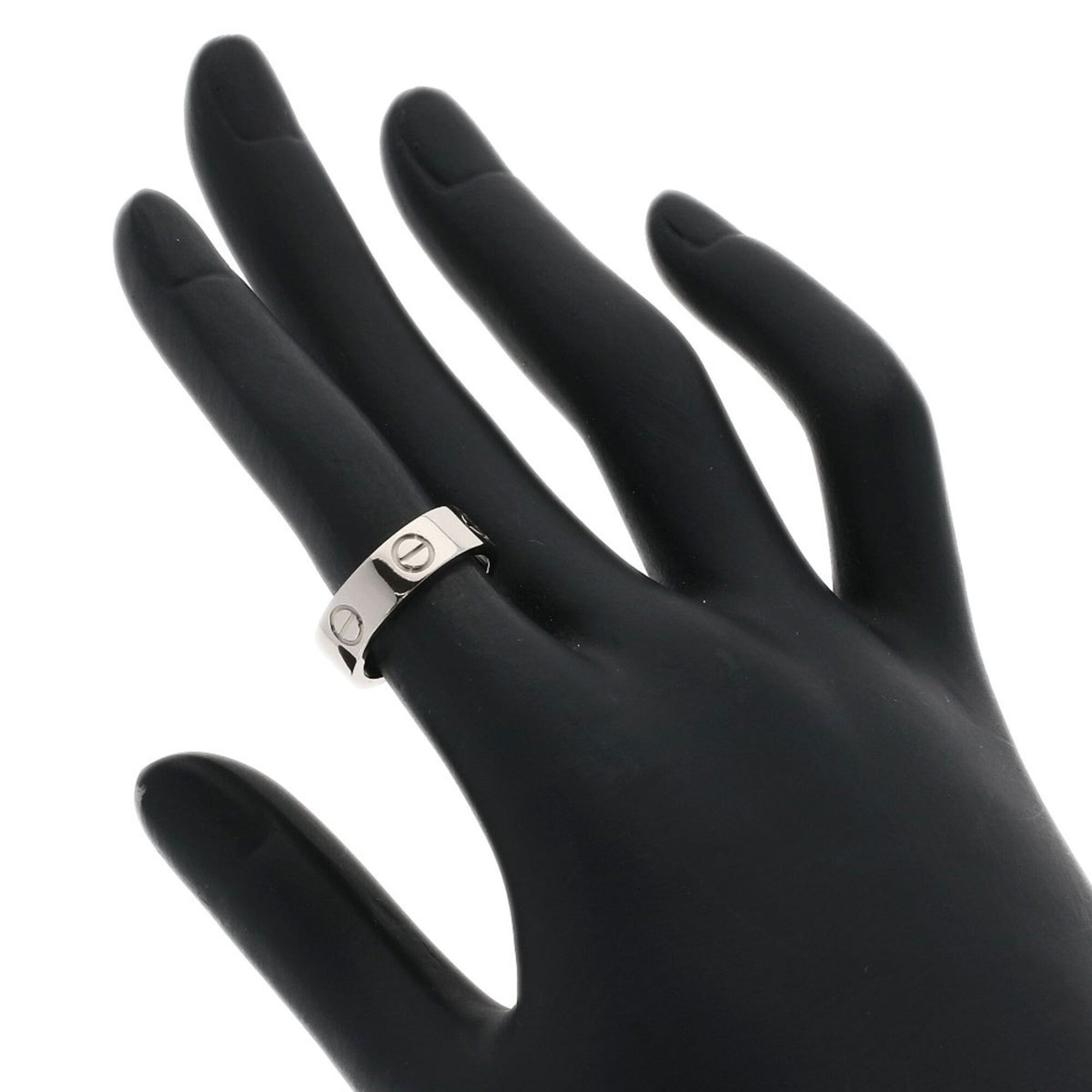 Cartier Cartier Love Ring #49, 18K White Gold, Women's Ring, CARTIER Size ONE SIZE - 5 Thumbnail