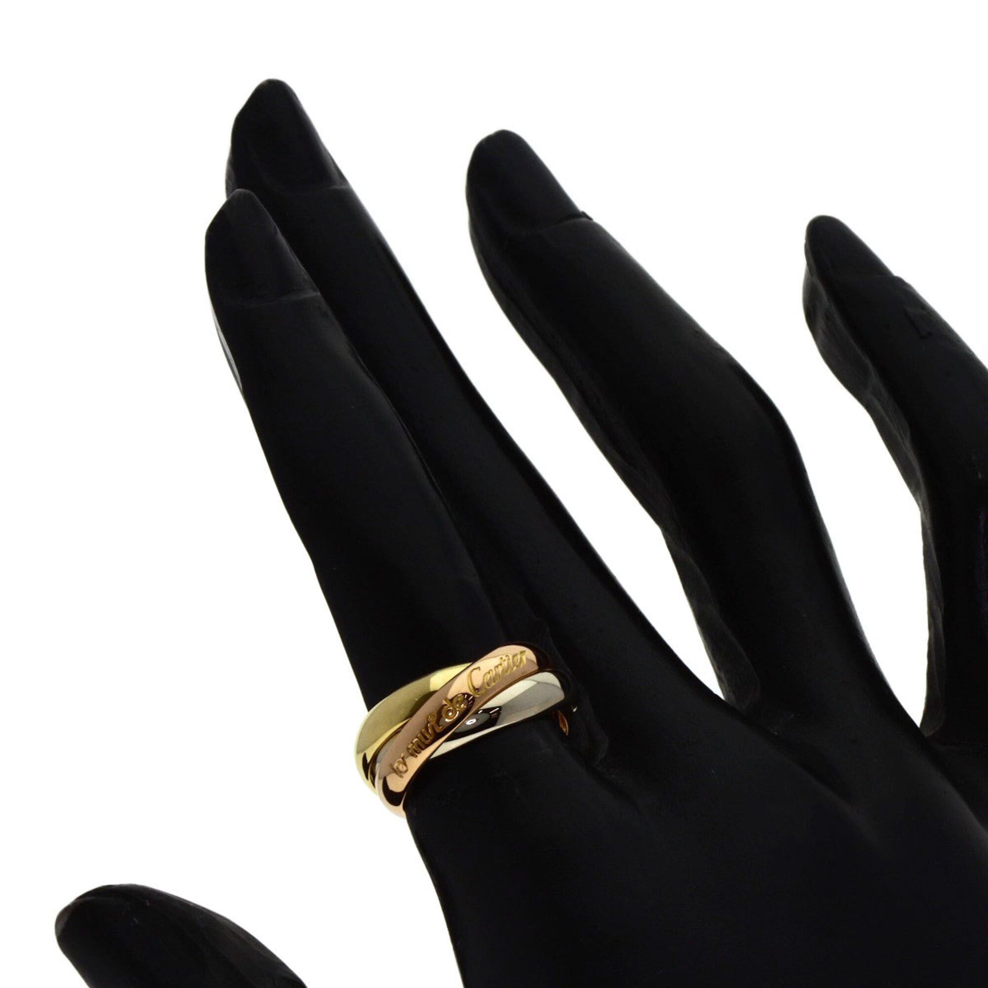 Cartier Cartier Trinity #48 Ring, 18K Yellow Gold/18K White Pink Gold, Women's, CARTIER Size ONE SIZE - 4 Thumbnail