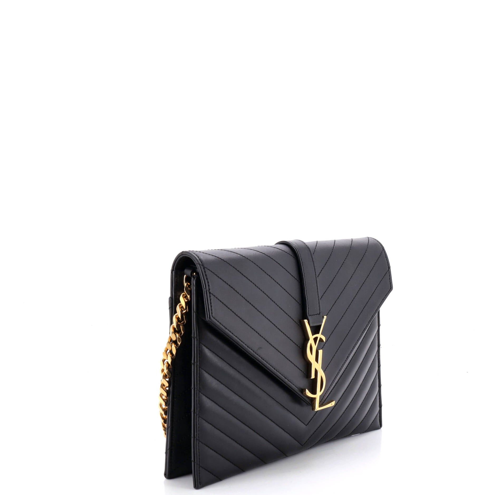 Saint Laurent Paris Classic Monogram Envelope Chain Bag Size ONE SIZE - 2 Thumbnail