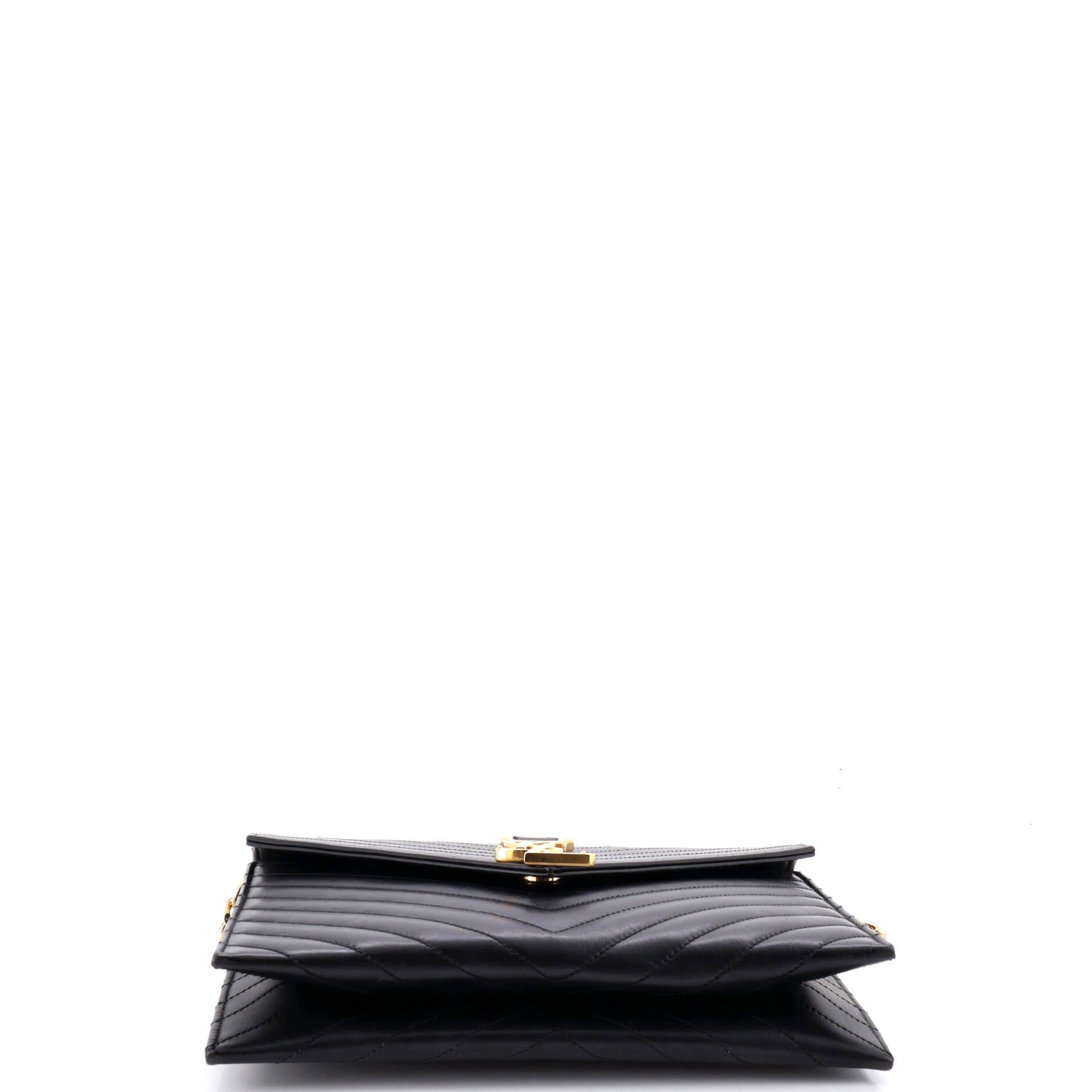Saint Laurent Paris Classic Monogram Envelope Chain Bag Size ONE SIZE - 4 Thumbnail