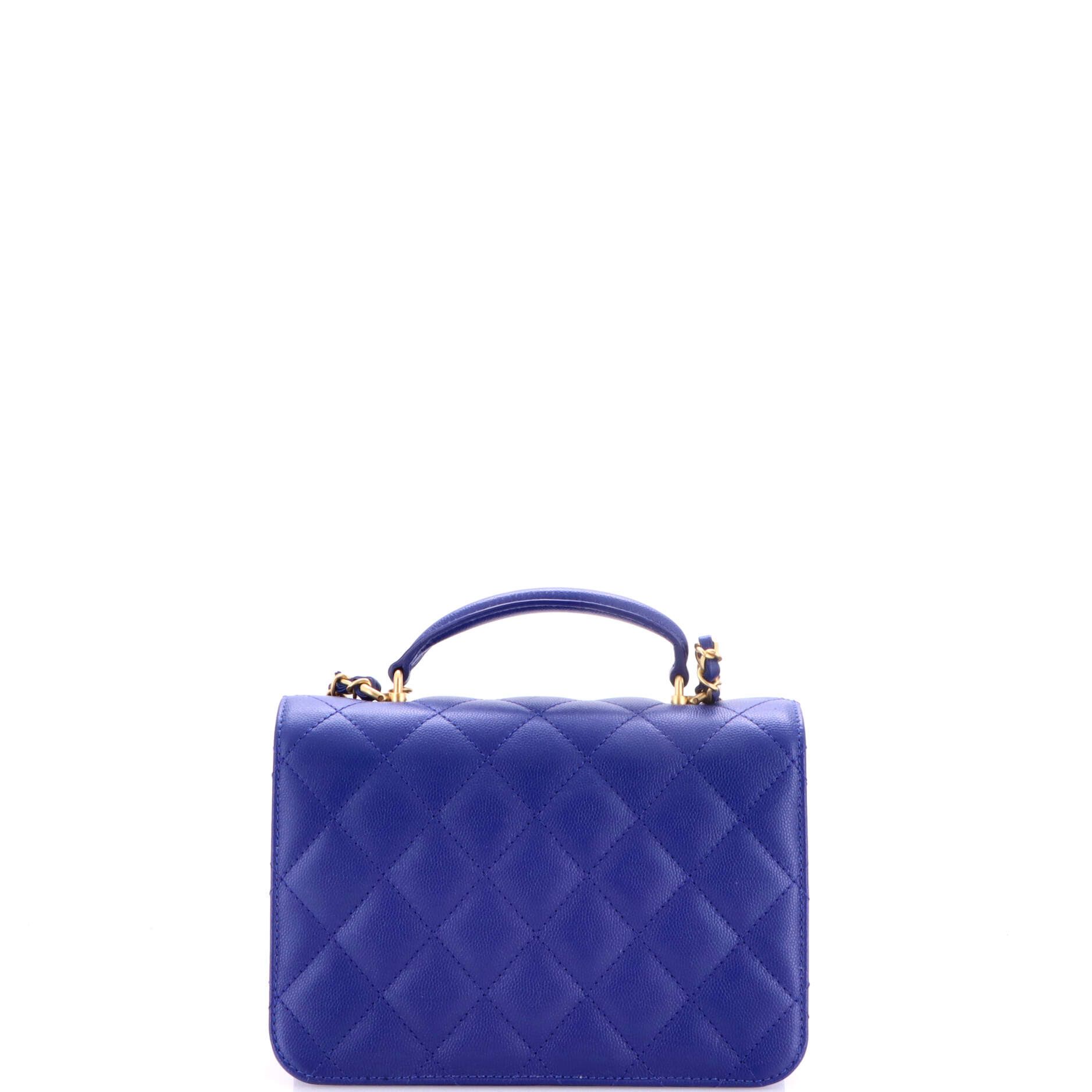 Chanel CC Top Handle Chain Full Flap Bag Size ONE SIZE - 3 Thumbnail