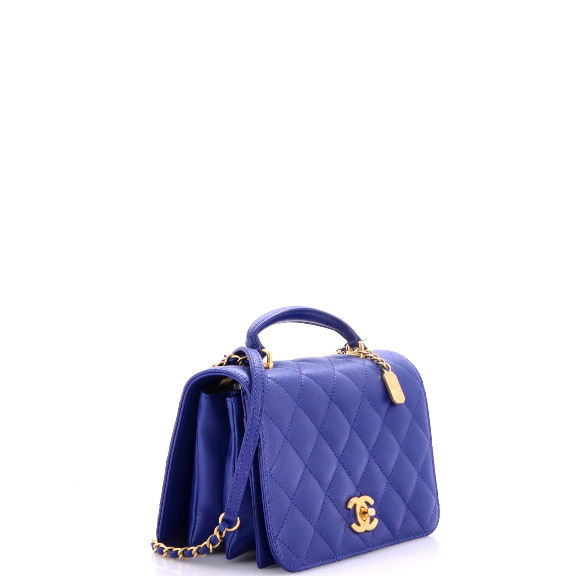 Chanel CC Top Handle Chain Full Flap Bag Size ONE SIZE - 2 Thumbnail