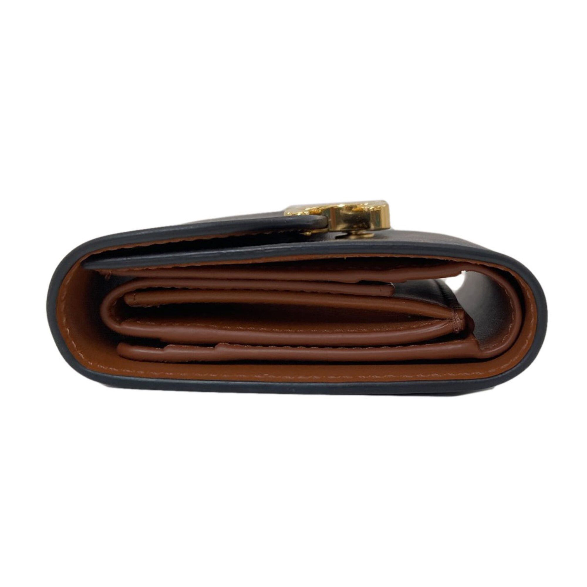 Celine Celine Triomphe Bi-fold Leather Wallet for Women Size ONE SIZE - 3 Thumbnail