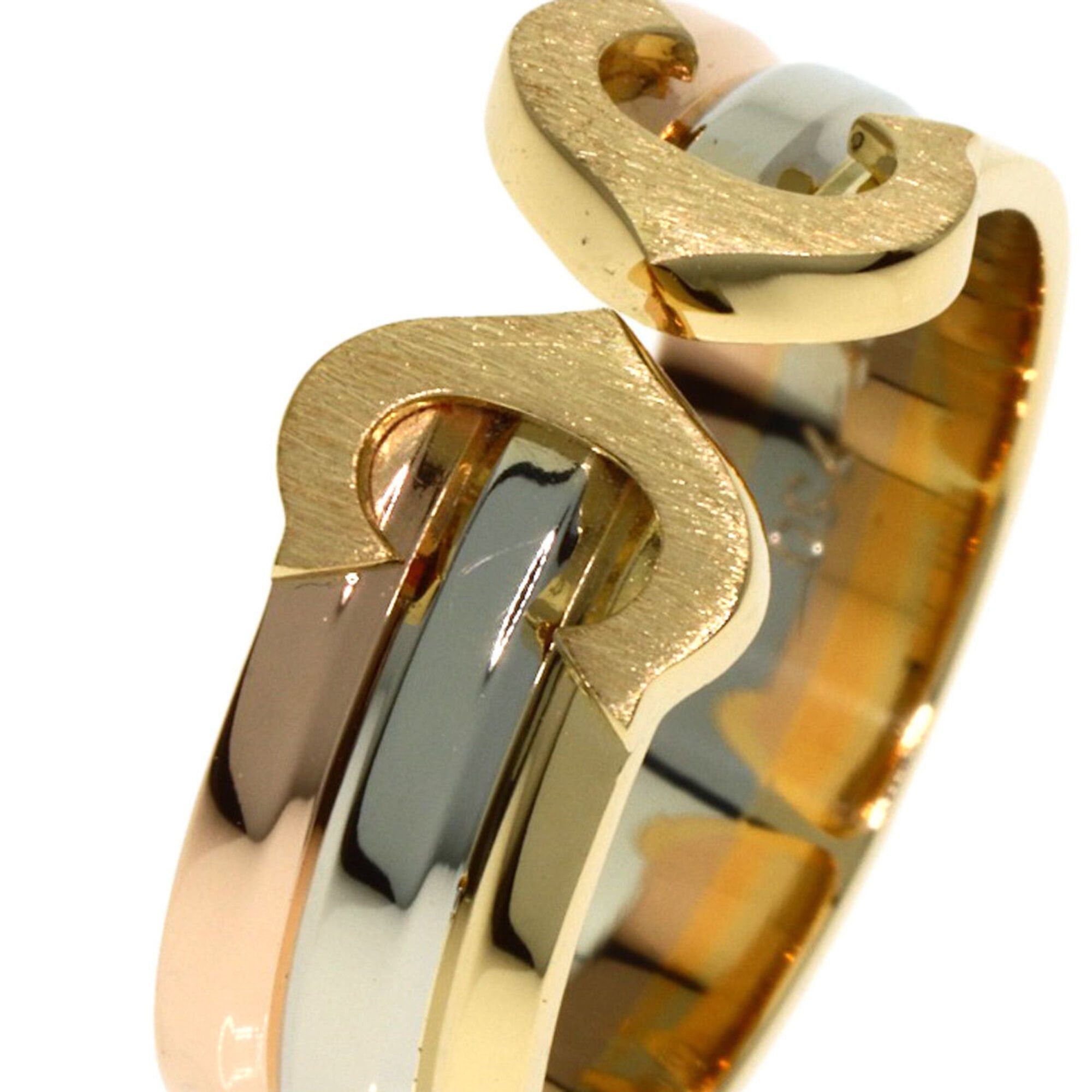 Cartier Cartier 2C Ring #49, 18K Yellow Gold/18K White Pink Gold, Women's Ring, CARTIER Size ONE SIZE - 9 Thumbnail