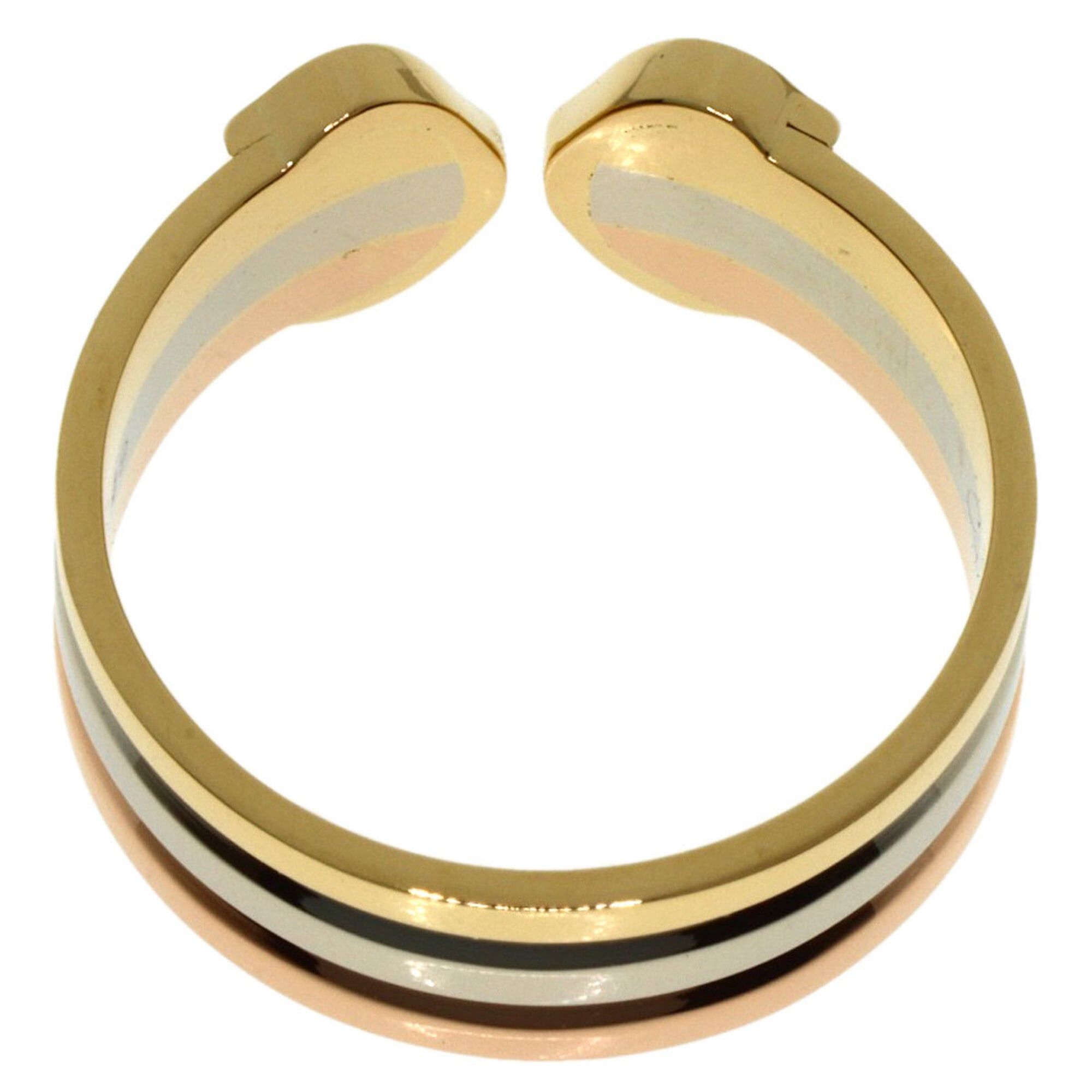 Cartier Cartier 2C Ring #49, 18K Yellow Gold/18K White Pink Gold, Women's Ring, CARTIER Size ONE SIZE - 4 Thumbnail