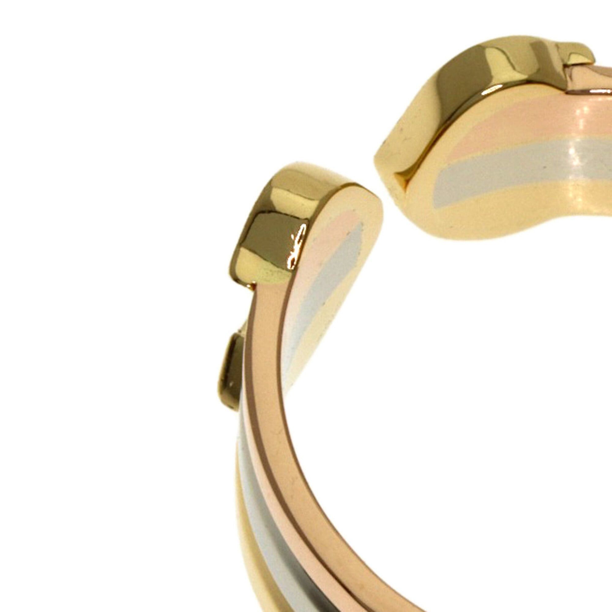 Cartier Cartier 2C Ring #49, 18K Yellow Gold/18K White Pink Gold, Women's Ring, CARTIER Size ONE SIZE - 8 Thumbnail