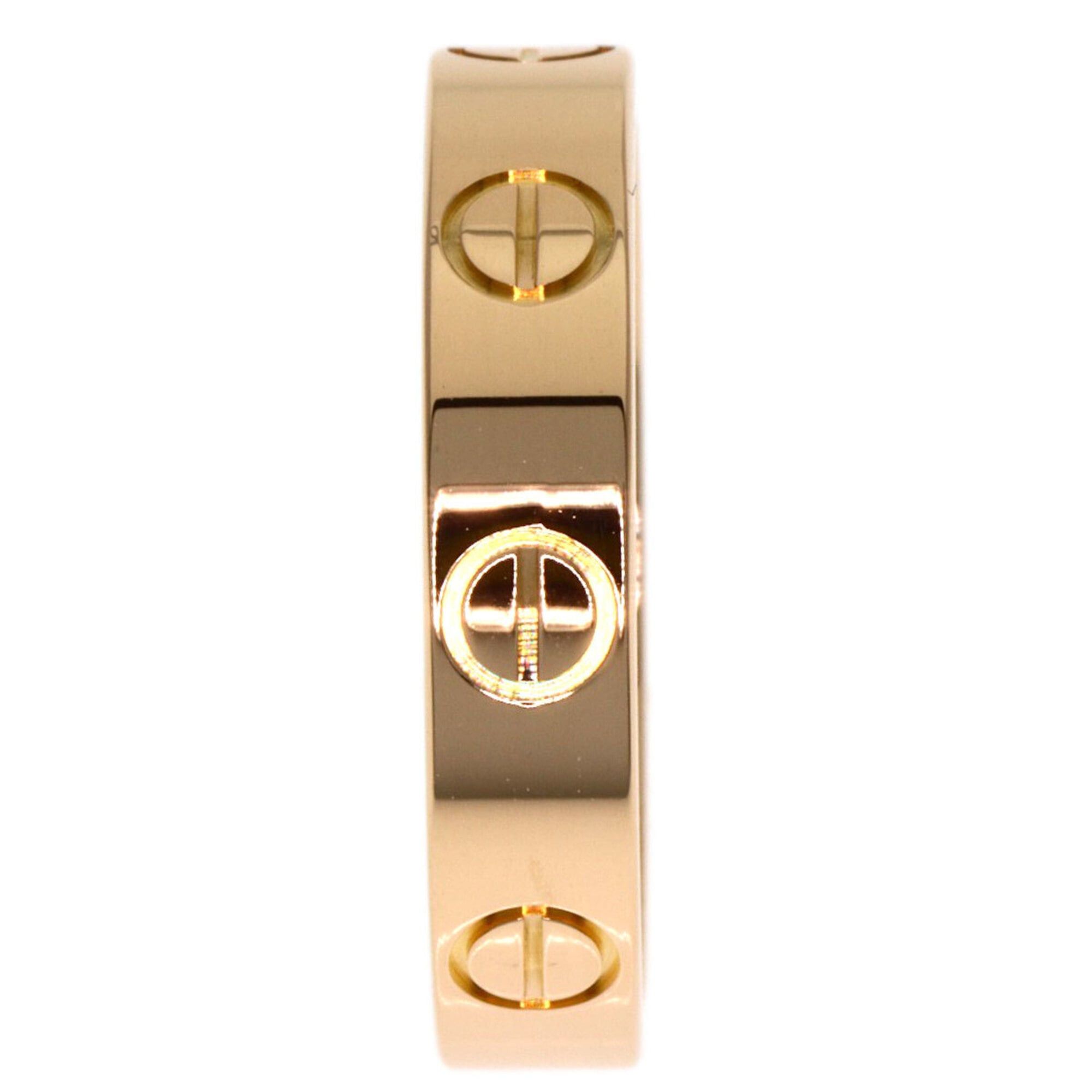 Cartier Cartier Mini Love Ring #48, 18K Pink Gold, Women's Ring, CARTIER Size ONE SIZE - 3 Thumbnail
