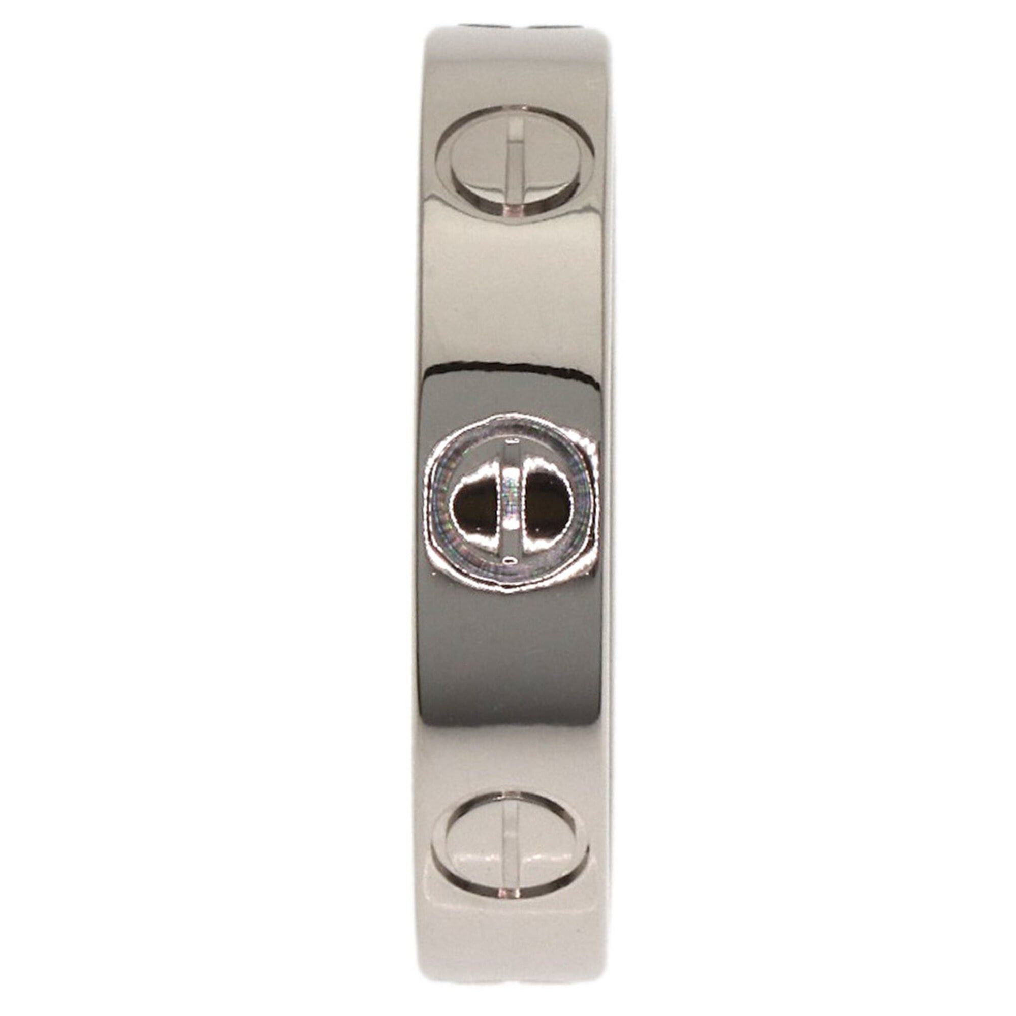 Cartier Cartier Mini Love Ring #48, 18K White Gold, Women's Ring, CARTIER Size ONE SIZE - 3 Thumbnail