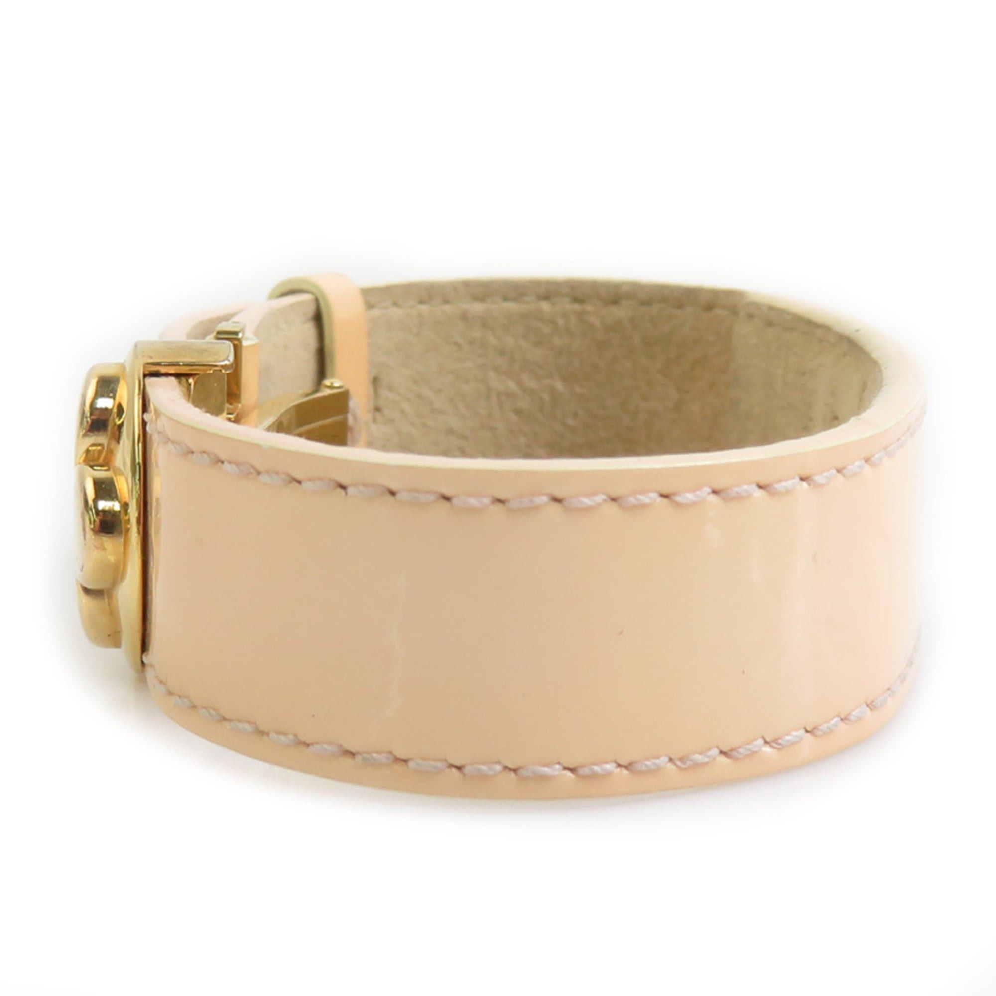 Louis Vuitton Louis Vuitton Bracelet Good Luck Monogram Vernis Metal Beige Gold Women's Free Shipping e61720a Size ONE SIZE - 4 Thumbnail