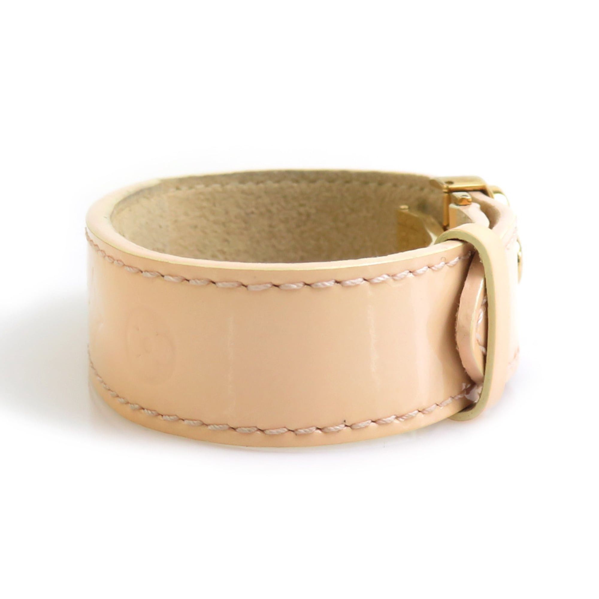 Louis Vuitton Louis Vuitton Bracelet Good Luck Monogram Vernis Metal Beige Gold Women's Free Shipping e61720a Size ONE SIZE - 2 Thumbnail