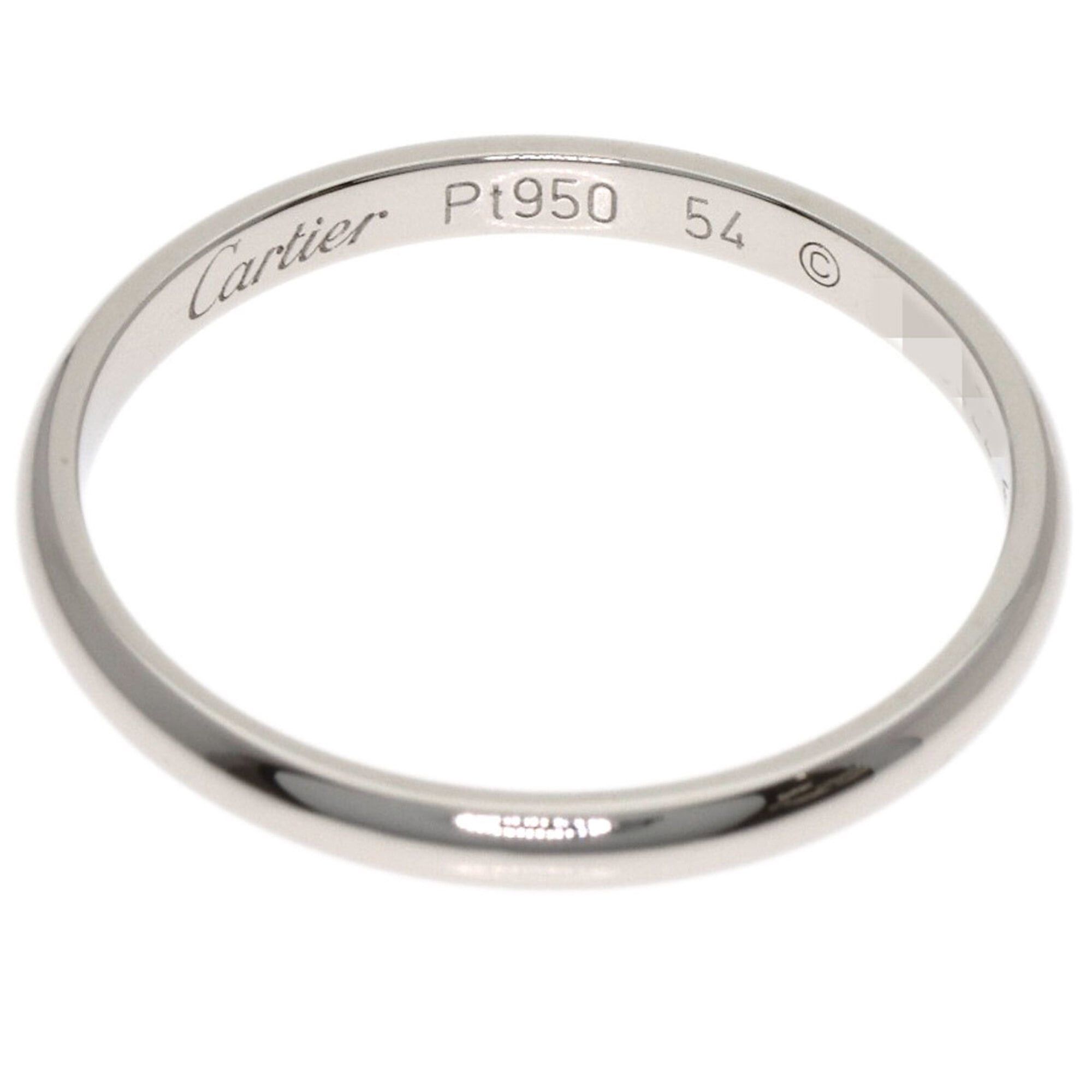 Cartier Cartier Wedding Ring #54, Platinum PT950, Women's, CARTIER Size ONE SIZE - 4 Thumbnail