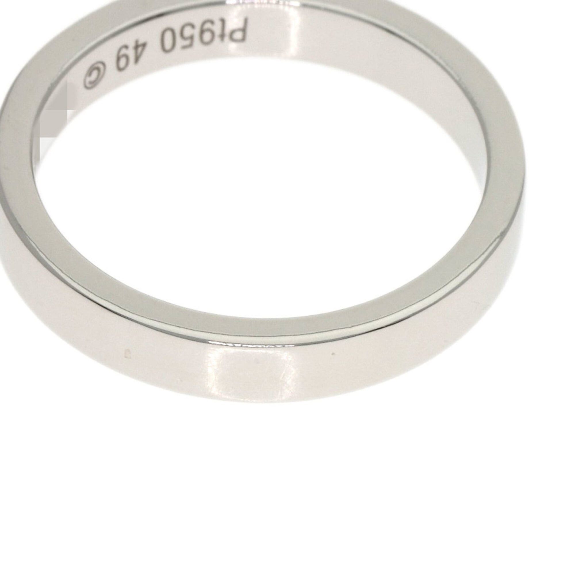Cartier Cartier Engraved #49 Ring, Platinum PT950, Women's, CARTIER Size ONE SIZE - 6 Thumbnail