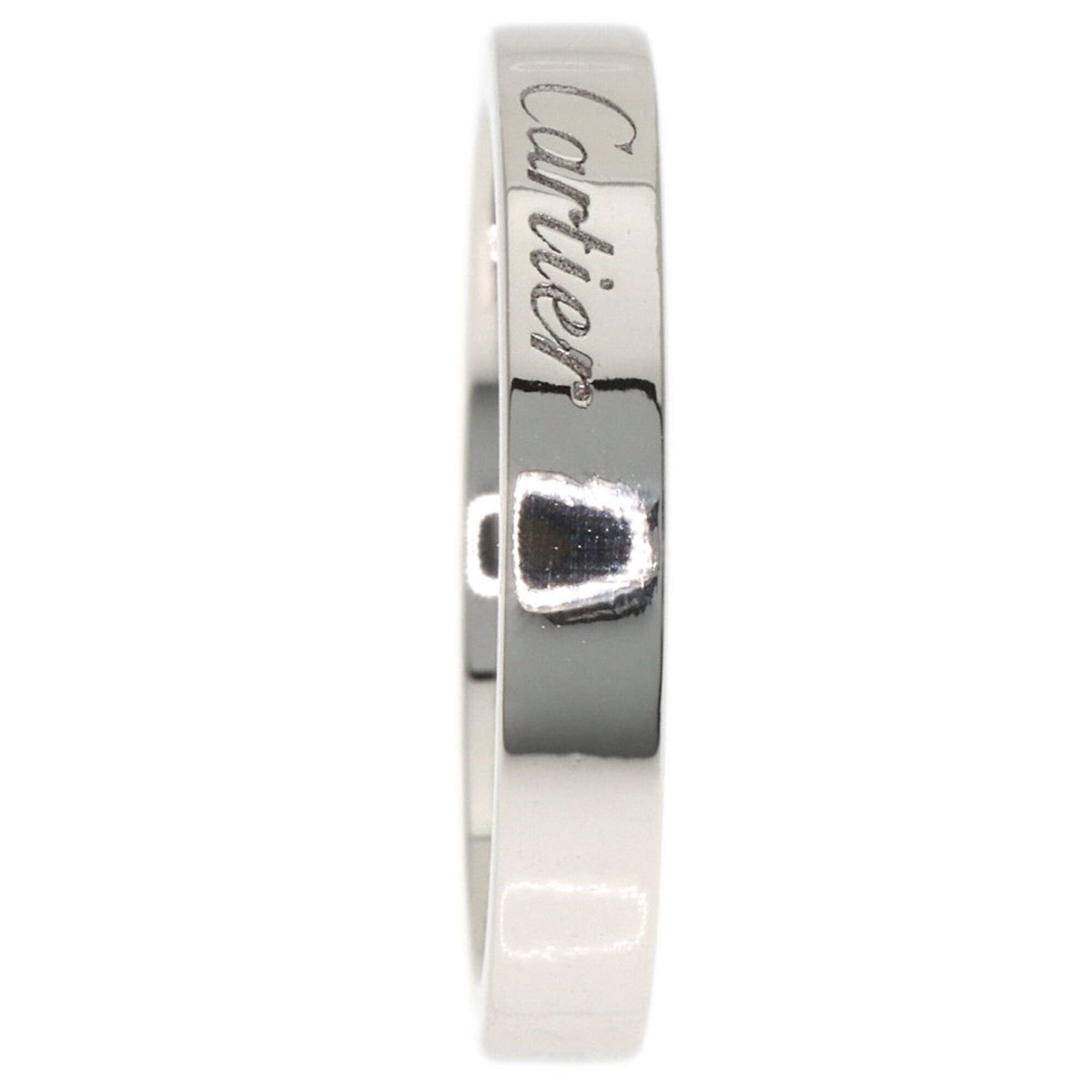 Cartier Cartier Engraved #49 Ring, Platinum PT950, Women's, CARTIER Size ONE SIZE - 3 Thumbnail