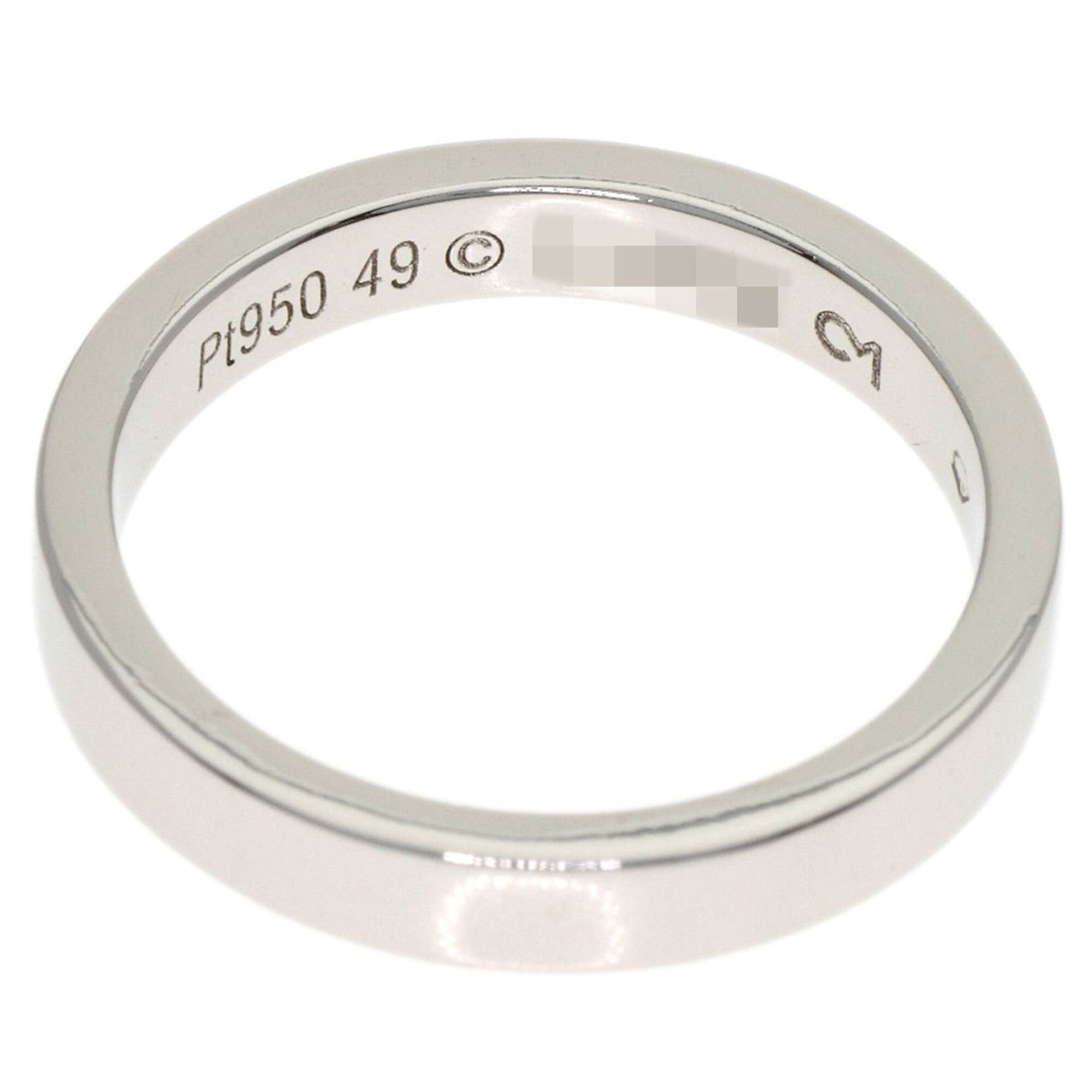 Cartier Cartier Engraved #49 Ring, Platinum PT950, Women's, CARTIER Size ONE SIZE - 4 Thumbnail