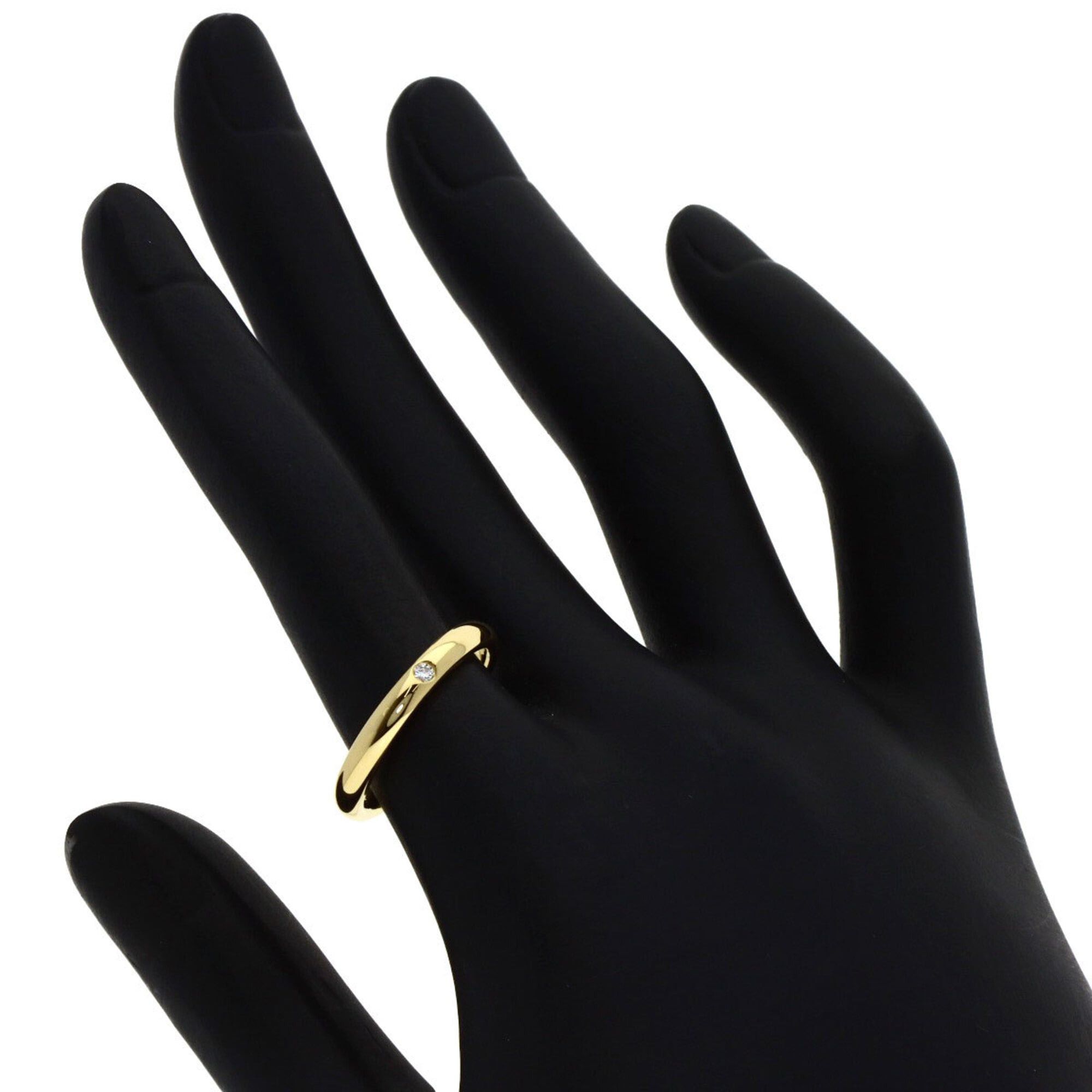 Tiffany & Co. Tiffany & Co. Stacking Band 1P Diamond Ring, 18K Yellow Gold, Women's. Size ONE SIZE - 6 Thumbnail