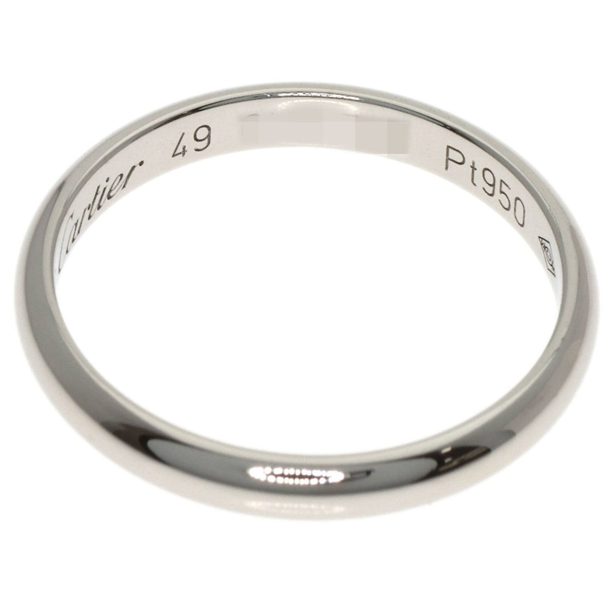 Cartier Cartier Wedding Ring #49, Platinum PT950, Women's, CARTIER Size ONE SIZE - 4 Thumbnail