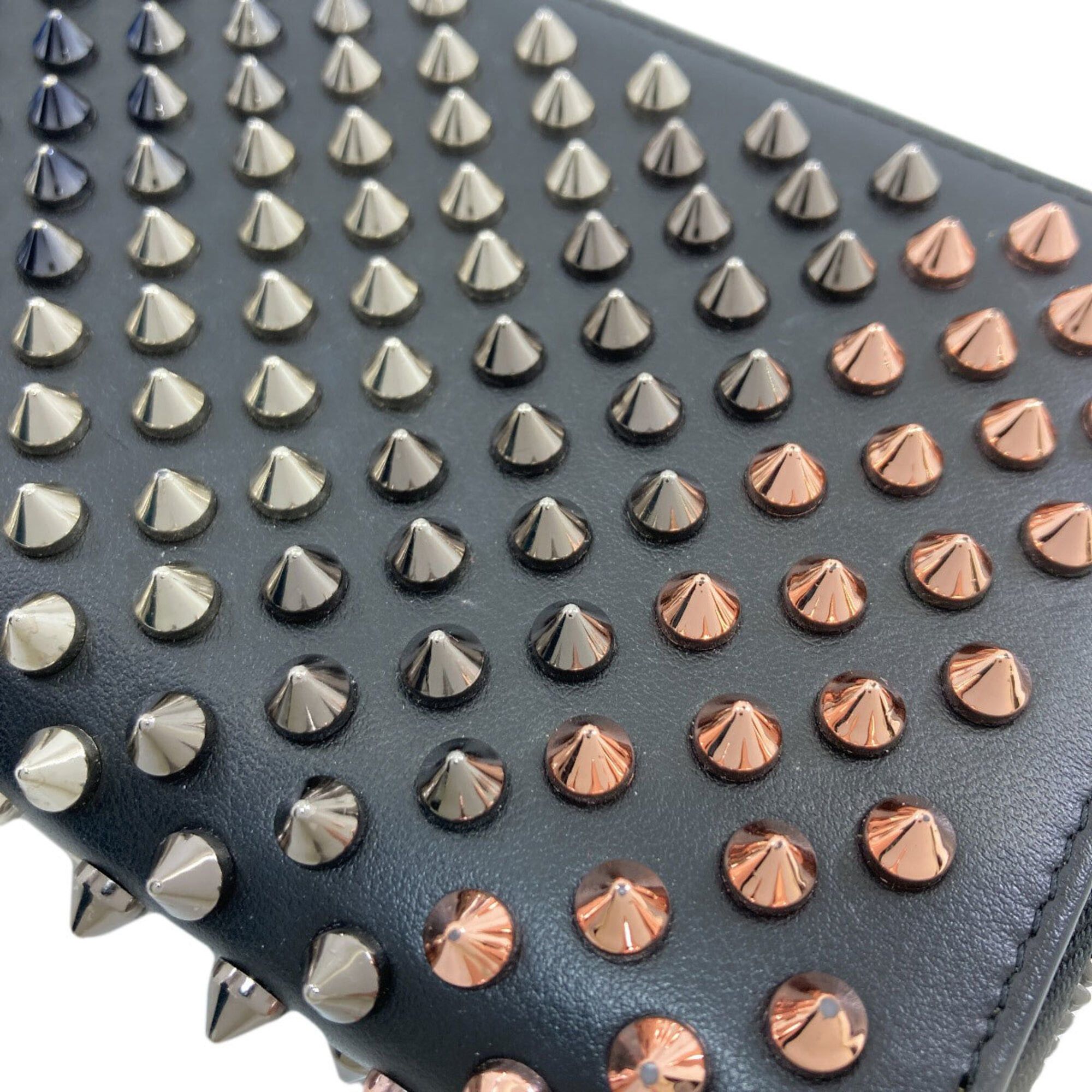 Christian Louboutin Christian Louboutin Panettone Studded Leather Long Wallet for Women Size ONE SIZE - 14 Thumbnail