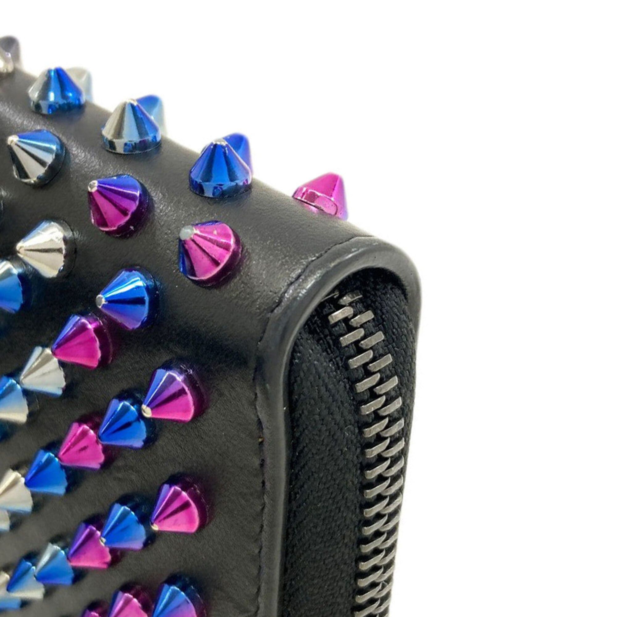 Christian Louboutin Christian Louboutin Panettone Studded Leather Long Wallet for Women Size ONE SIZE - 20 Thumbnail