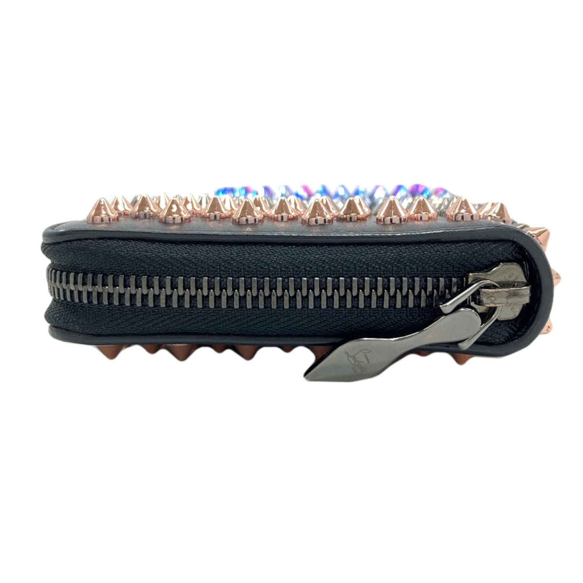 Christian Louboutin Christian Louboutin Panettone Studded Leather Long Wallet for Women Size ONE SIZE - 3 Thumbnail
