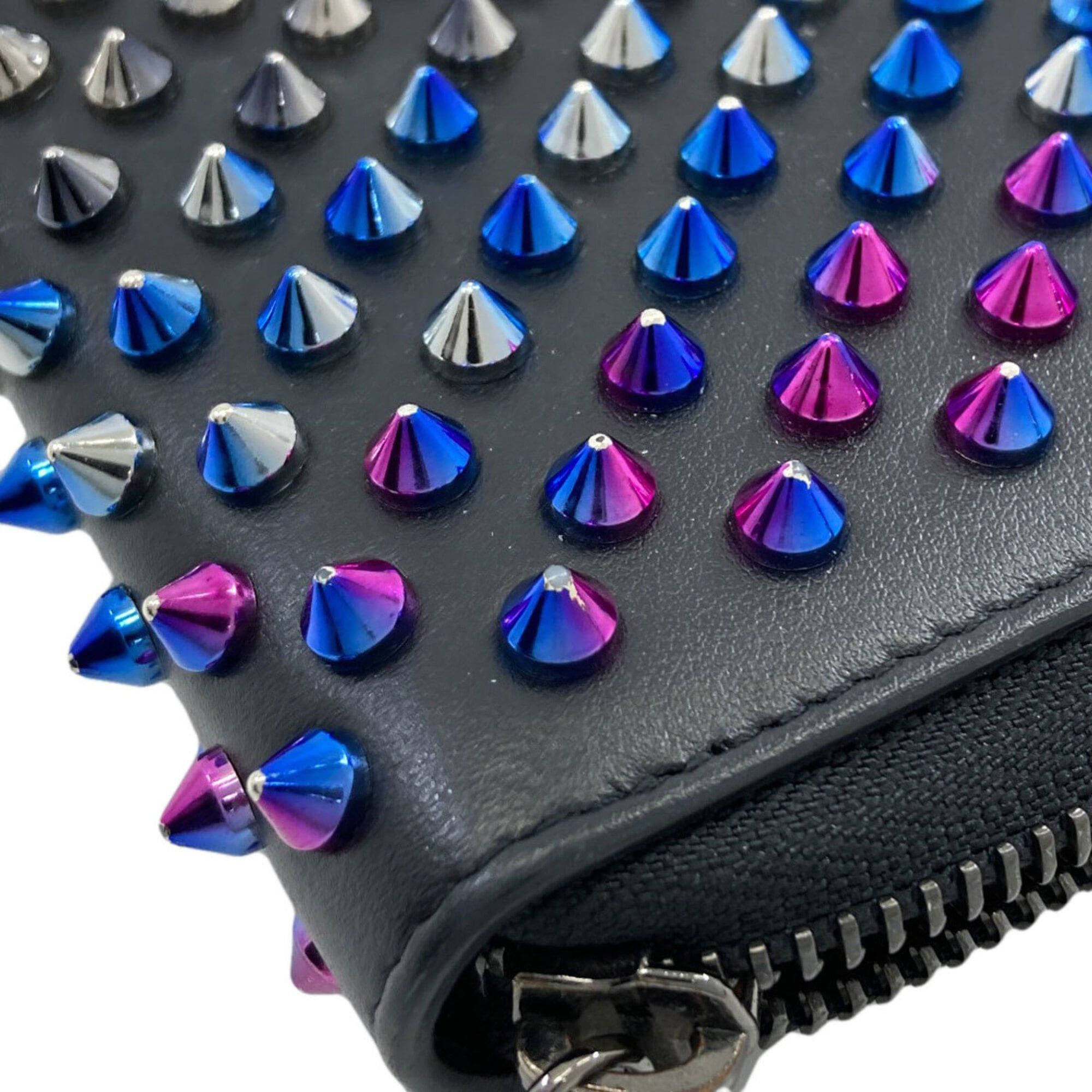 Christian Louboutin Christian Louboutin Panettone Studded Leather Long Wallet for Women Size ONE SIZE - 15 Thumbnail
