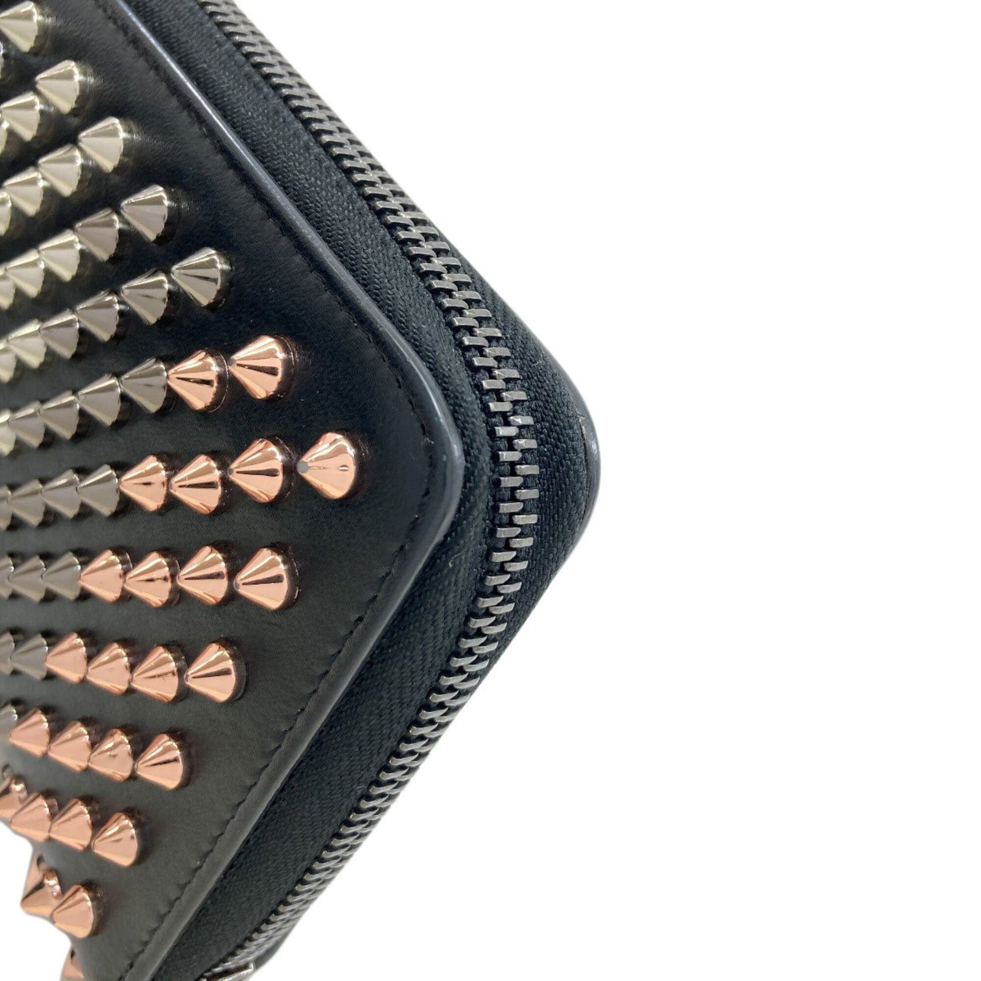 Christian Louboutin Christian Louboutin Panettone Studded Leather Long Wallet for Women Size ONE SIZE - 18 Thumbnail