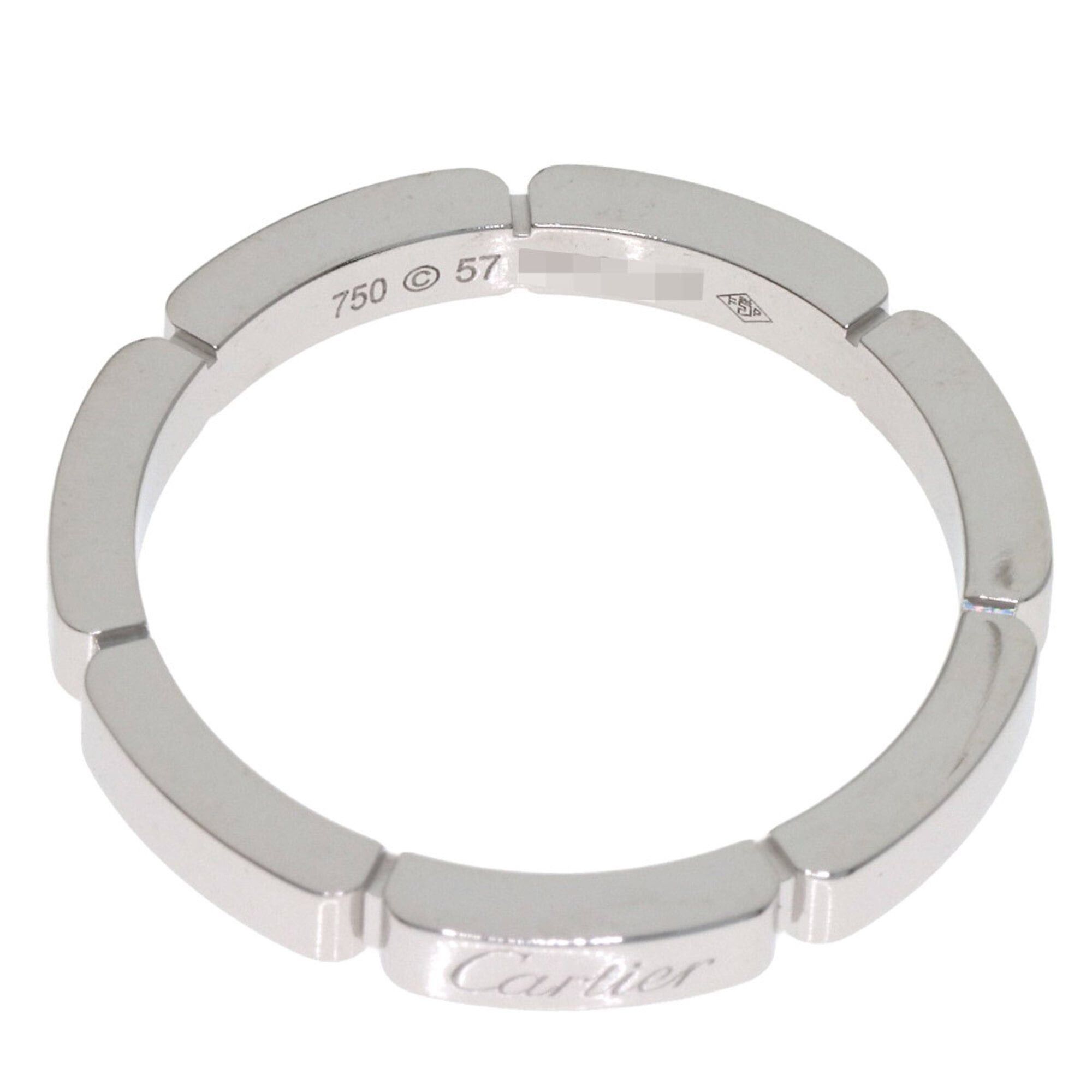 Cartier Cartier Maillon Panthère #57 Ring, 18K White Gold, Women's, CARTIER Size ONE SIZE - 4 Thumbnail