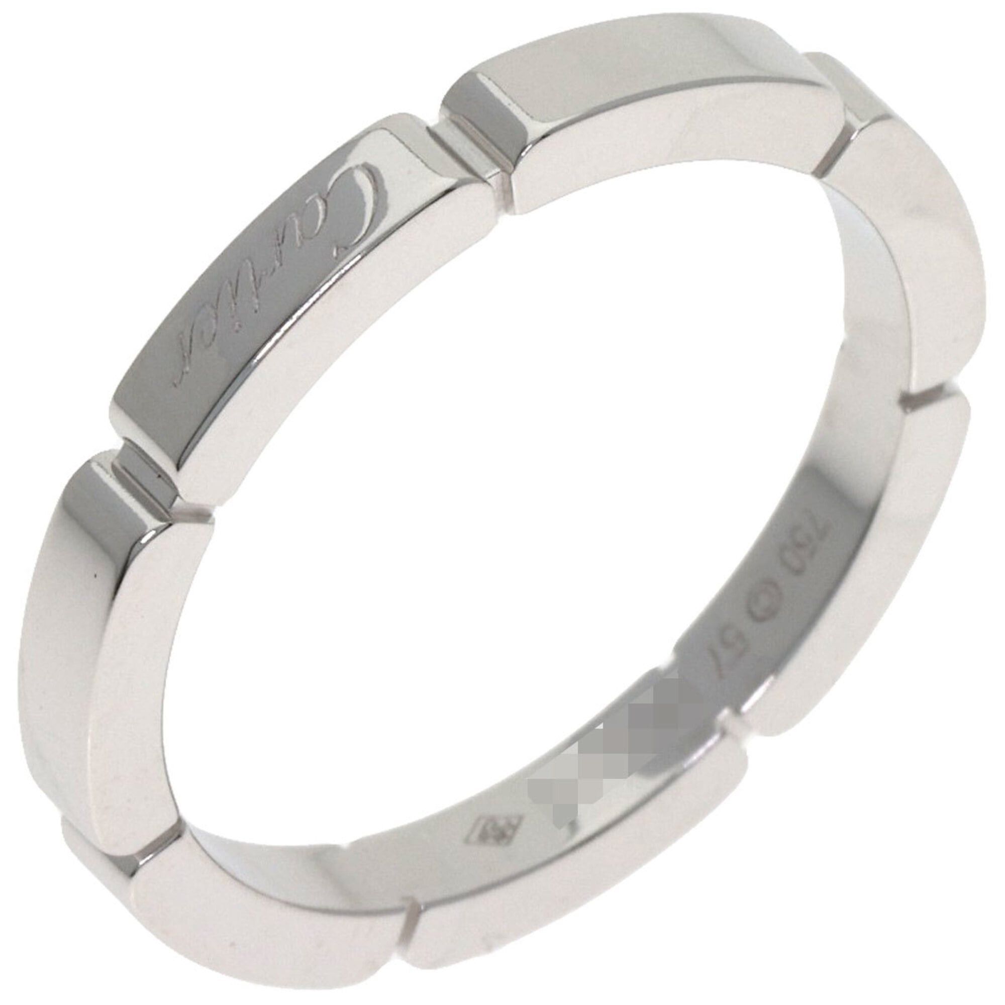 Cartier Cartier Maillon Panthère #57 Ring, 18K White Gold, Women's, CARTIER Size ONE SIZE - 2 Thumbnail