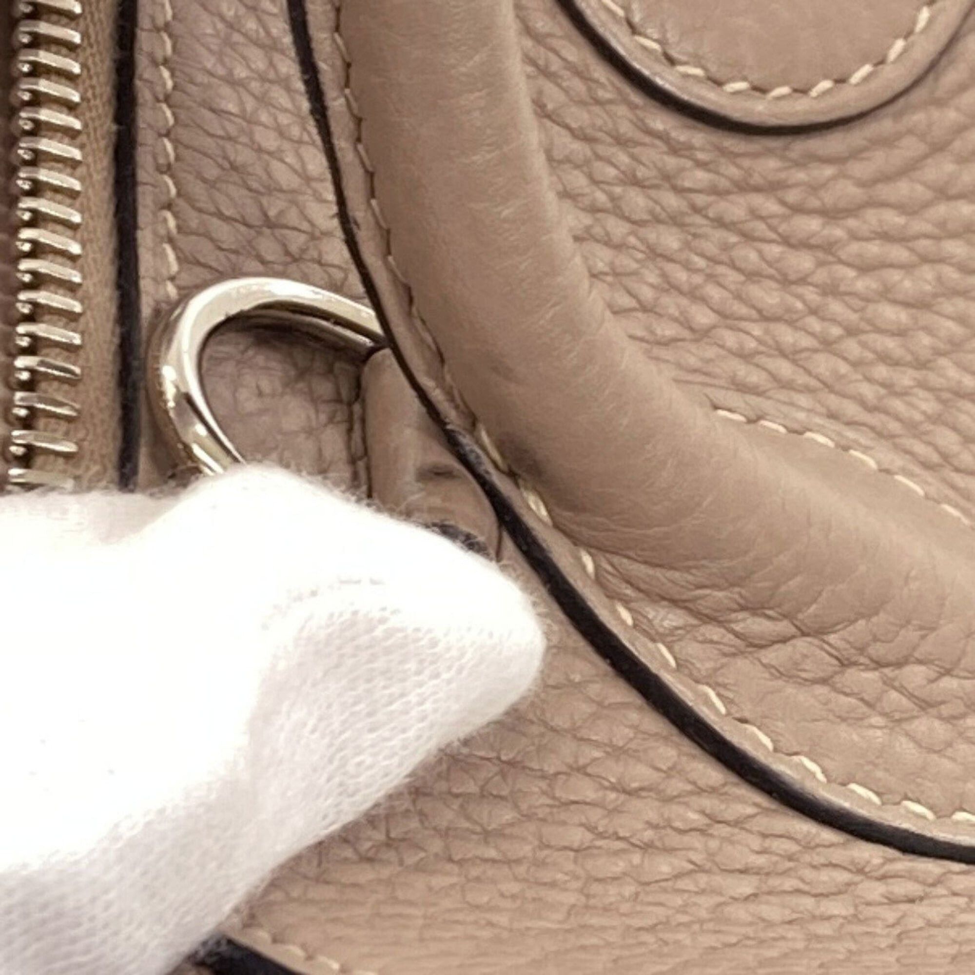 Hermes Hermes Bolide 31 Tourterelle Silver Hardware Handbag Taurillon Clemence Leather Women's HERMES Size ONE SIZE - 14 Thumbnail