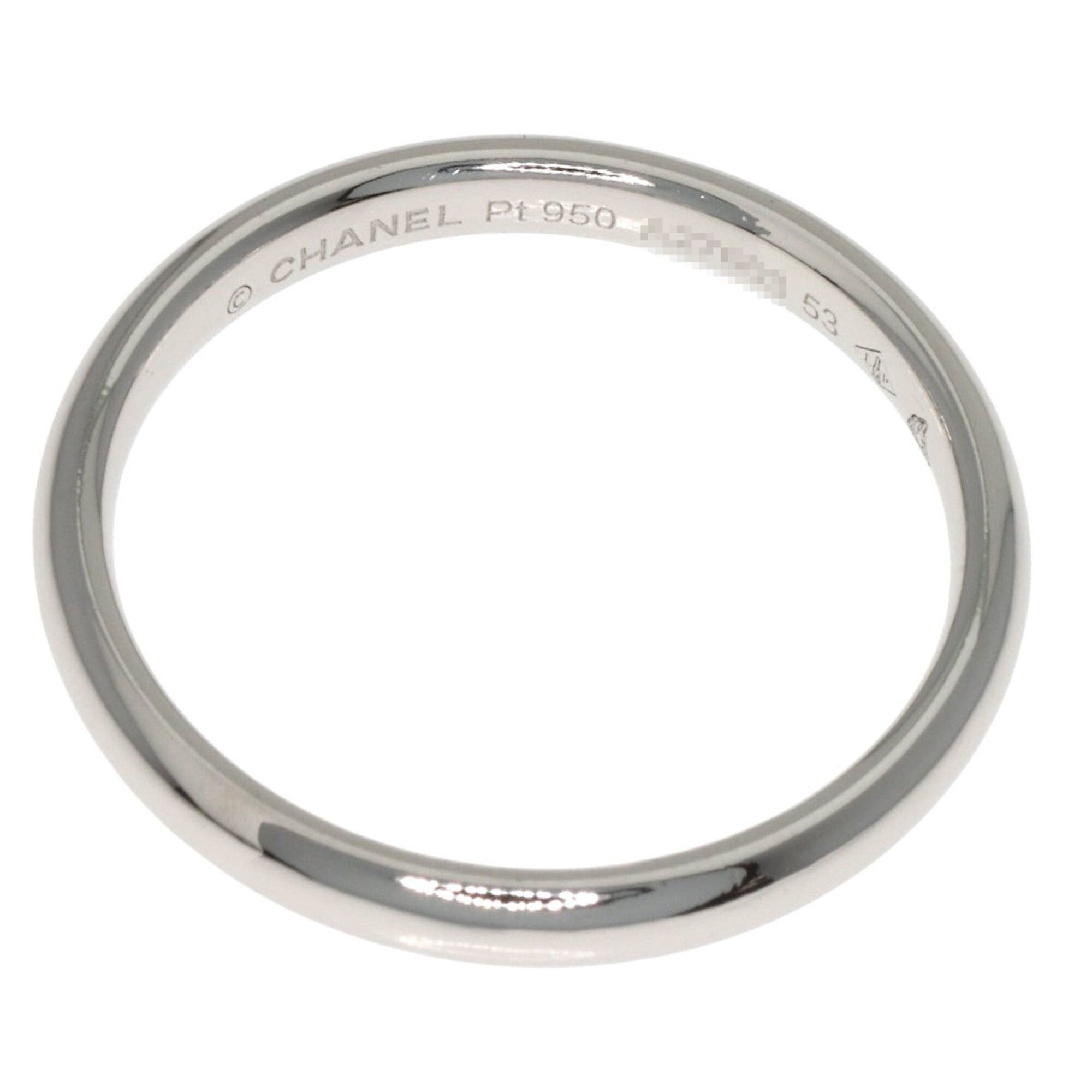 Chanel Chanel Wedding Ring #53, Platinum PT950, Women's, CHANEL Size ONE SIZE - 4 Thumbnail