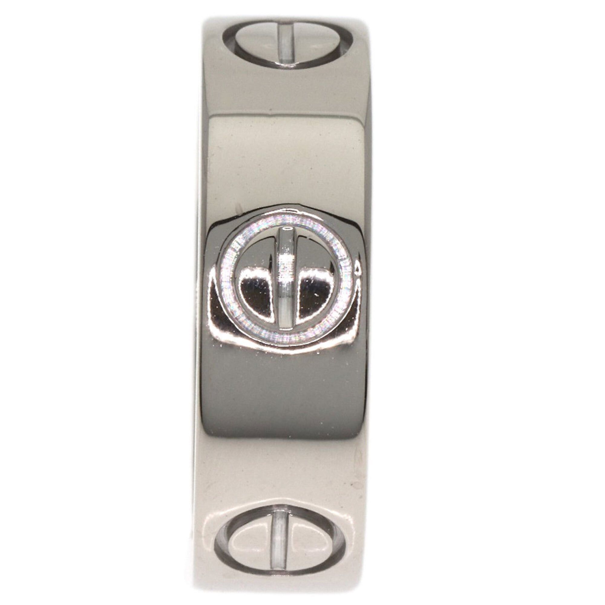 Cartier Cartier Love Ring #48, 18K White Gold, Women's Ring, CARTIER Size ONE SIZE - 3 Thumbnail