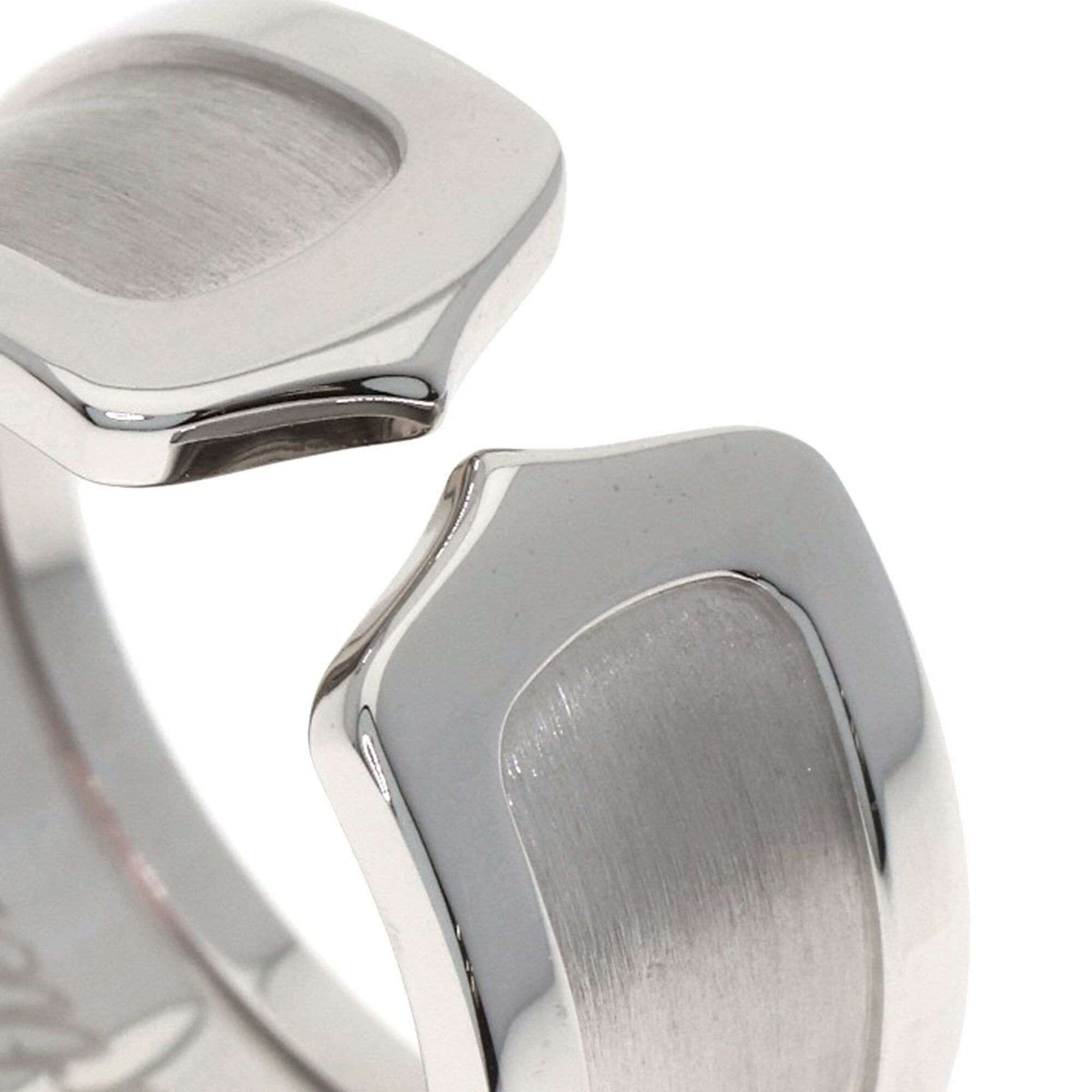 Cartier Cartier C2 LM #55 Ring, 18K White Gold, Women's, CARTIER Size ONE SIZE - 8 Thumbnail
