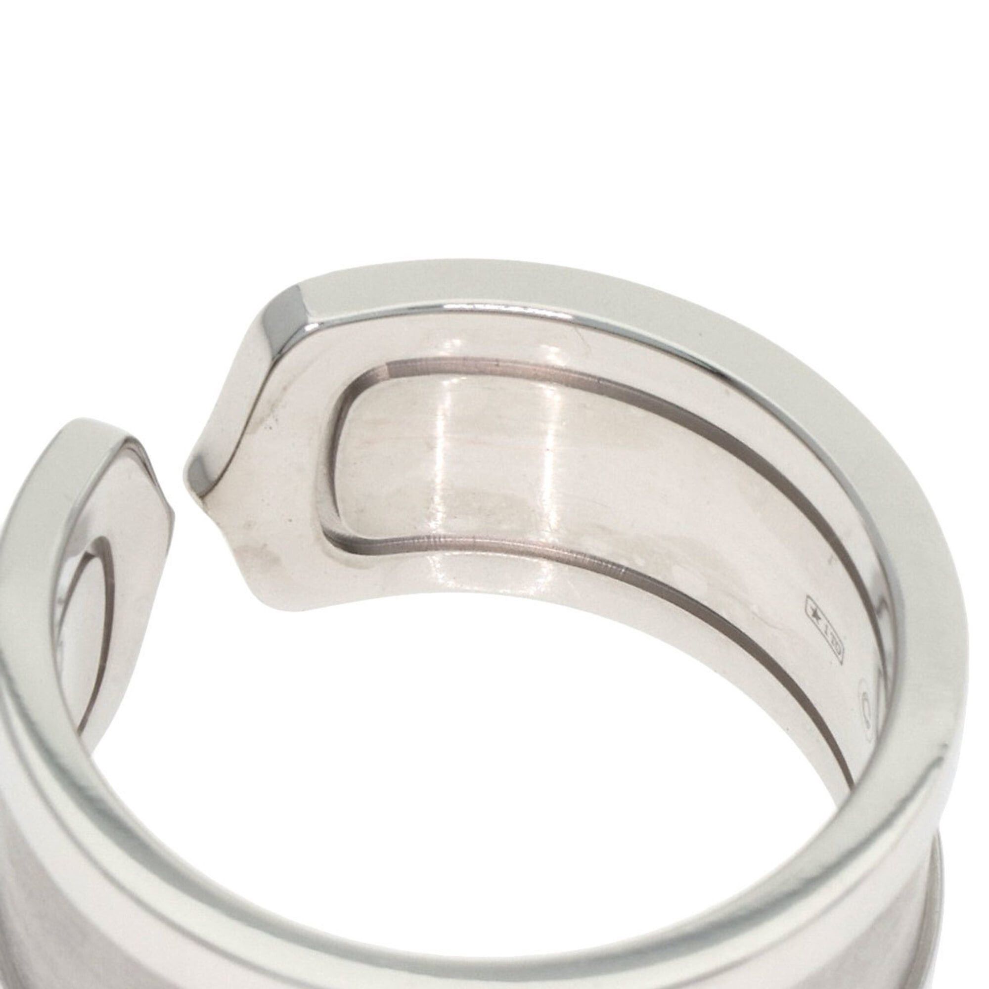 Cartier Cartier C2 LM #55 Ring, 18K White Gold, Women's, CARTIER Size ONE SIZE - 9 Thumbnail