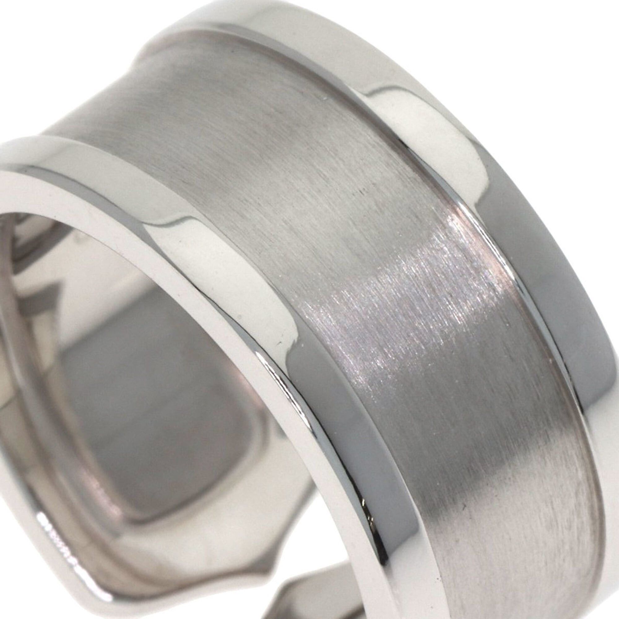 Cartier Cartier C2 LM #55 Ring, 18K White Gold, Women's, CARTIER Size ONE SIZE - 7 Thumbnail