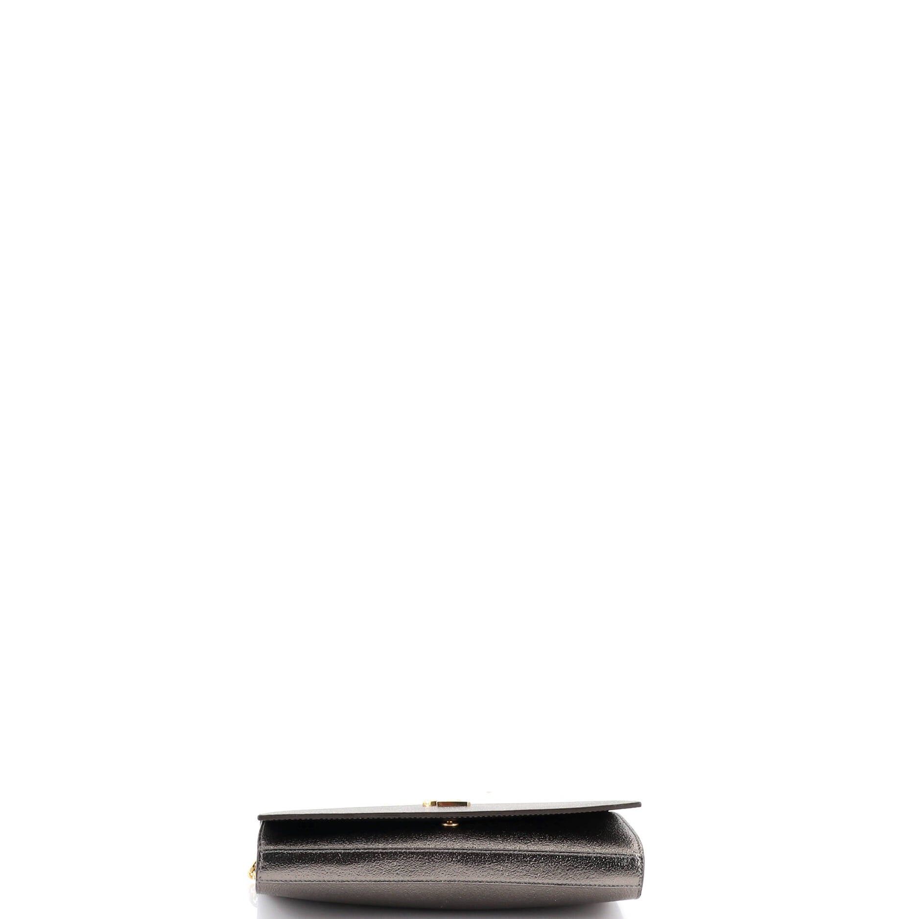 Saint Laurent Paris Classic Monogram Wallet on Chain Size ONE SIZE - 4 Thumbnail