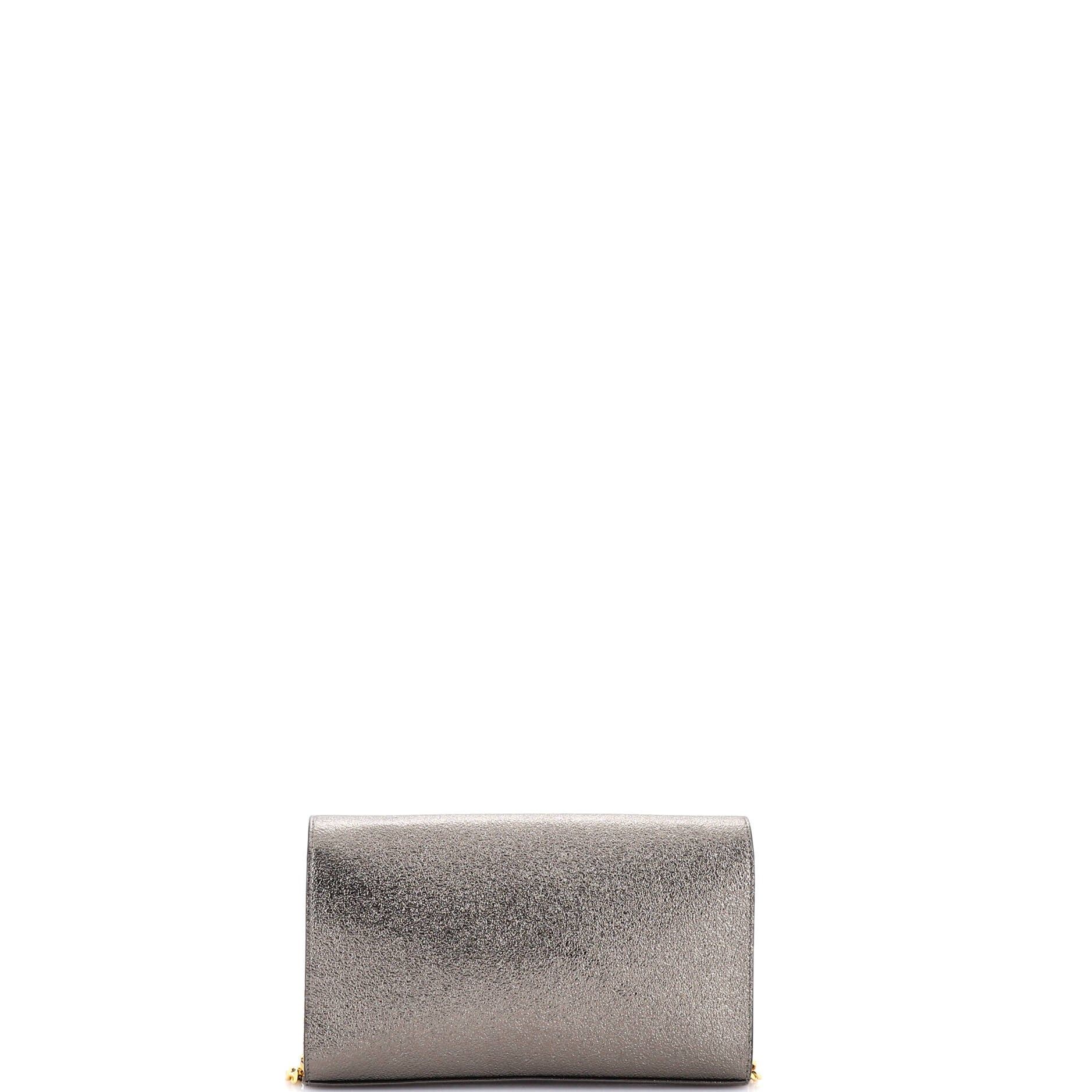 Saint Laurent Paris Classic Monogram Wallet on Chain Size ONE SIZE - 3 Thumbnail