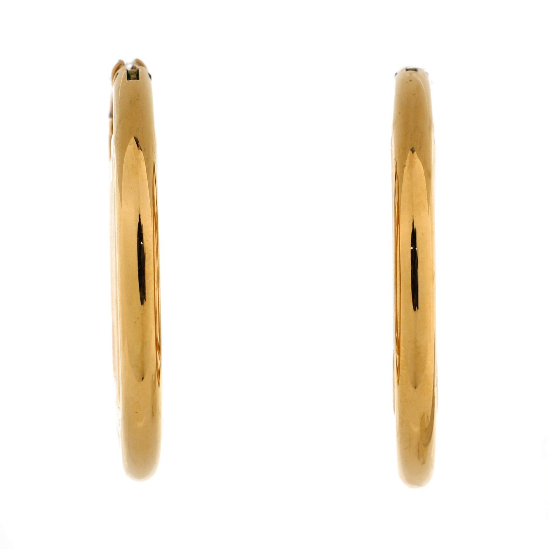 Louis Vuitton Louise Hoop Earrings Size ONE SIZE - 2 Thumbnail