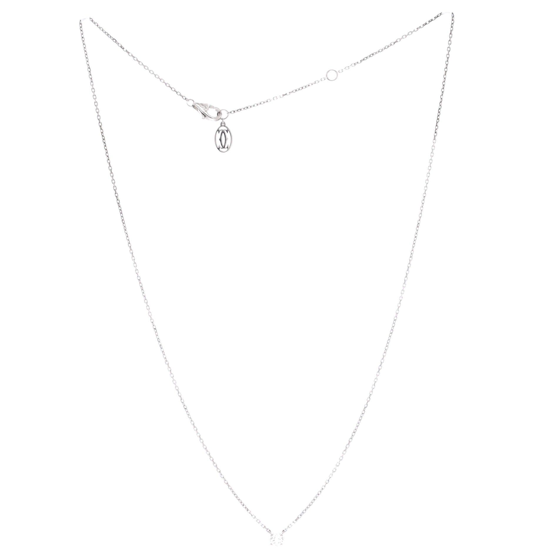 Cartier 1895 Solitaire Necklace Size ONE SIZE - 2 Thumbnail