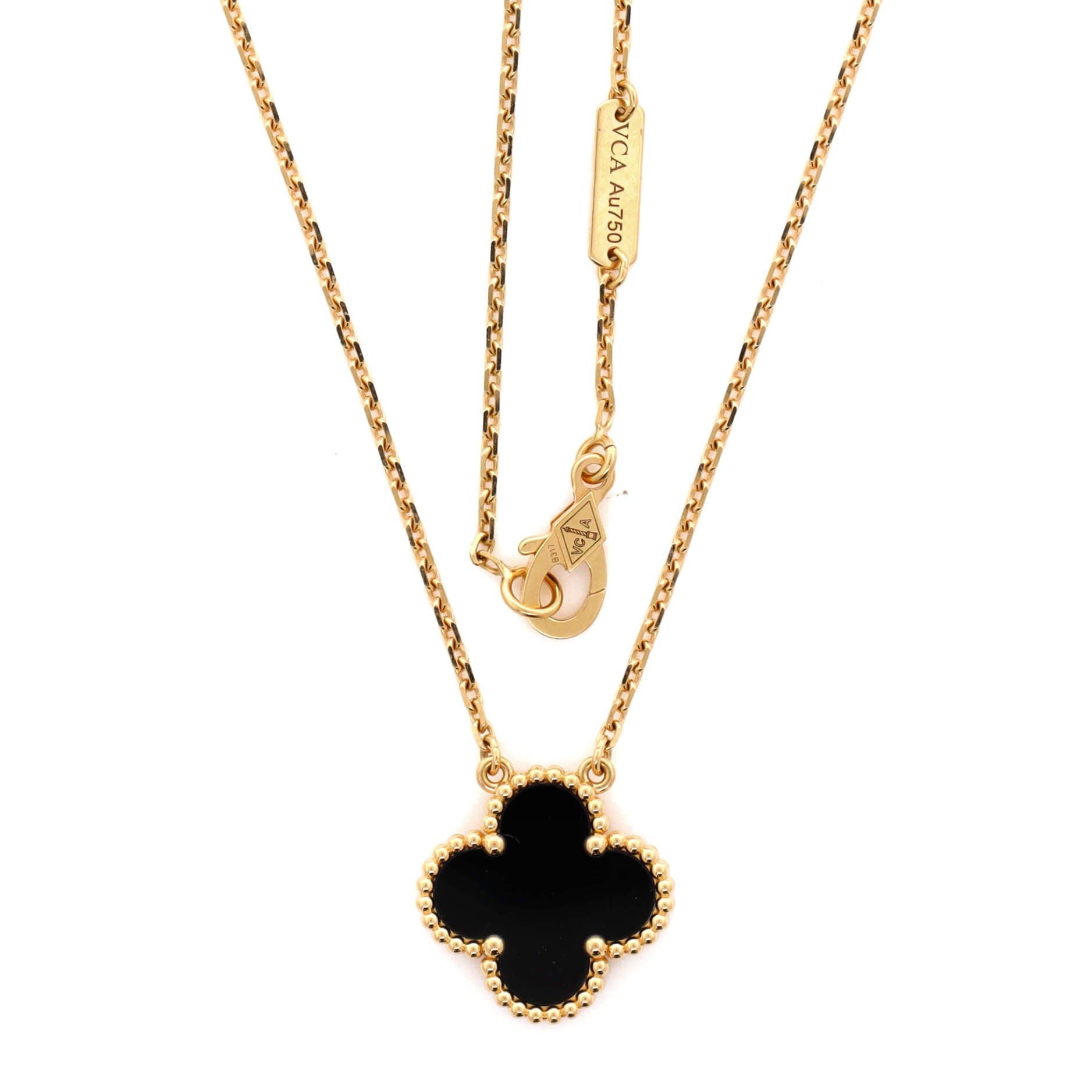 Van Cleef & Arpels Vintage Alhambra Pendant Necklace Size ONE SIZE - 2 Thumbnail