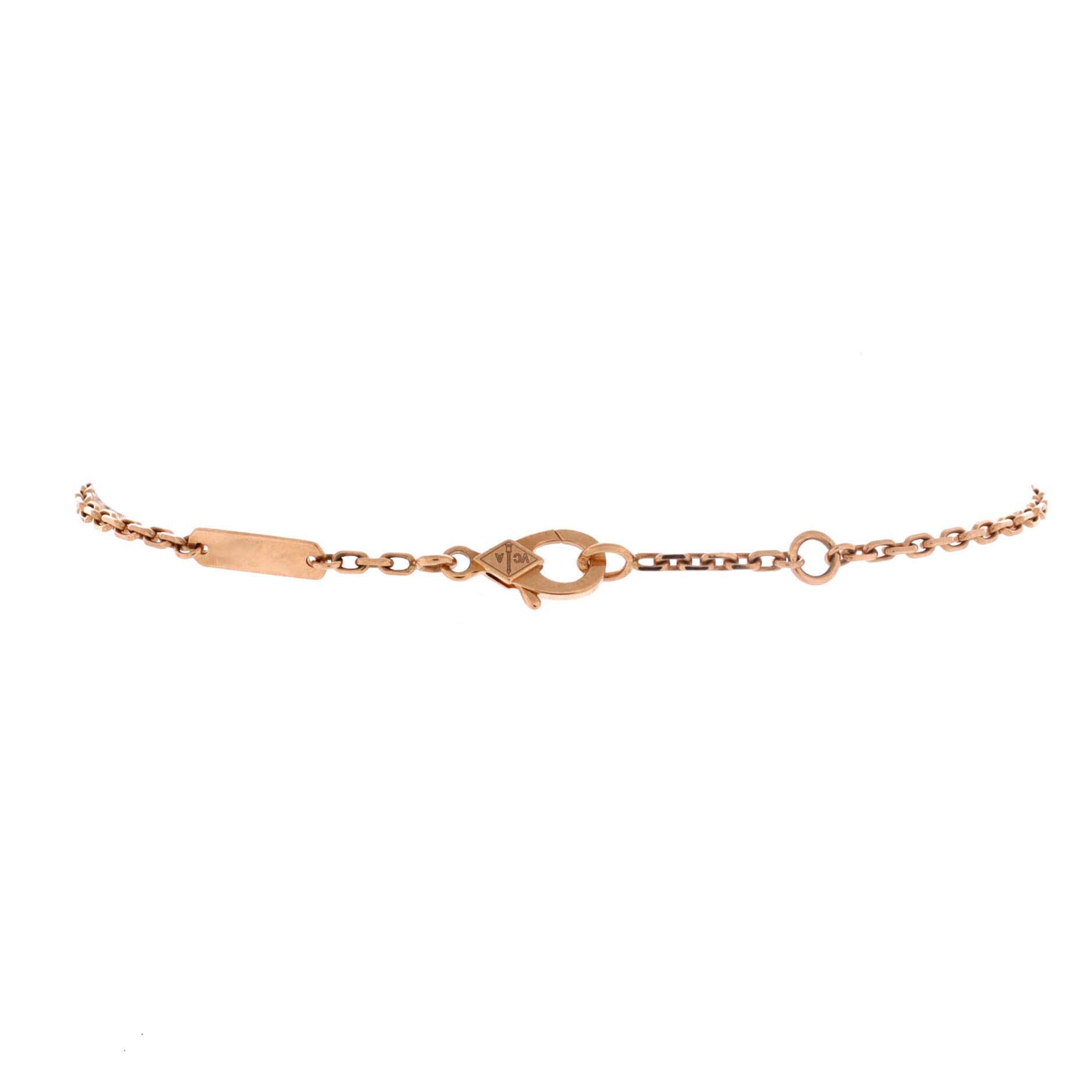 Van Cleef & Arpels Lucky Spring Plum Blossom Bracelet Size ONE SIZE - 3 Thumbnail