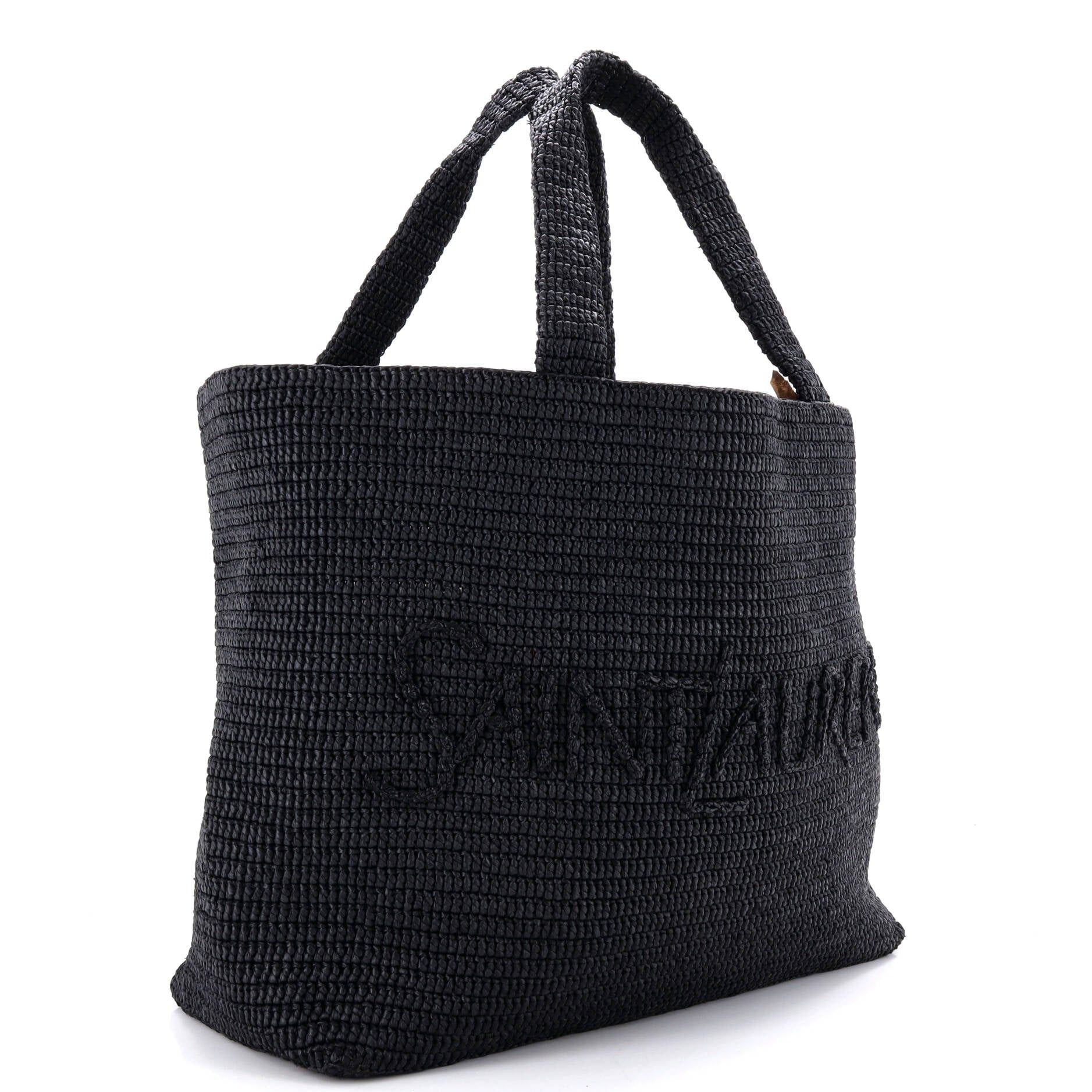 Saint Laurent Paris Logo Supple Tote Size ONE SIZE - 2 Thumbnail