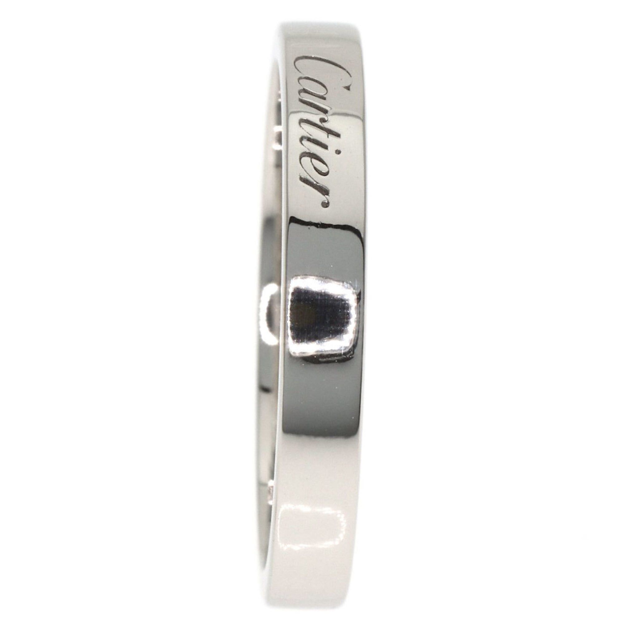 Cartier Cartier C de #57 Ring, Platinum PT950, Women's, CARTIER Size ONE SIZE - 3 Thumbnail