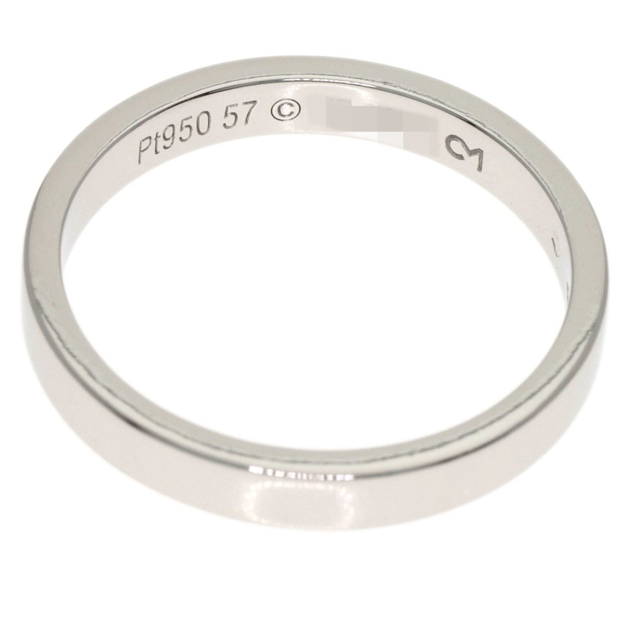 Cartier Cartier C de #57 Ring, Platinum PT950, Women's, CARTIER Size ONE SIZE - 4 Thumbnail